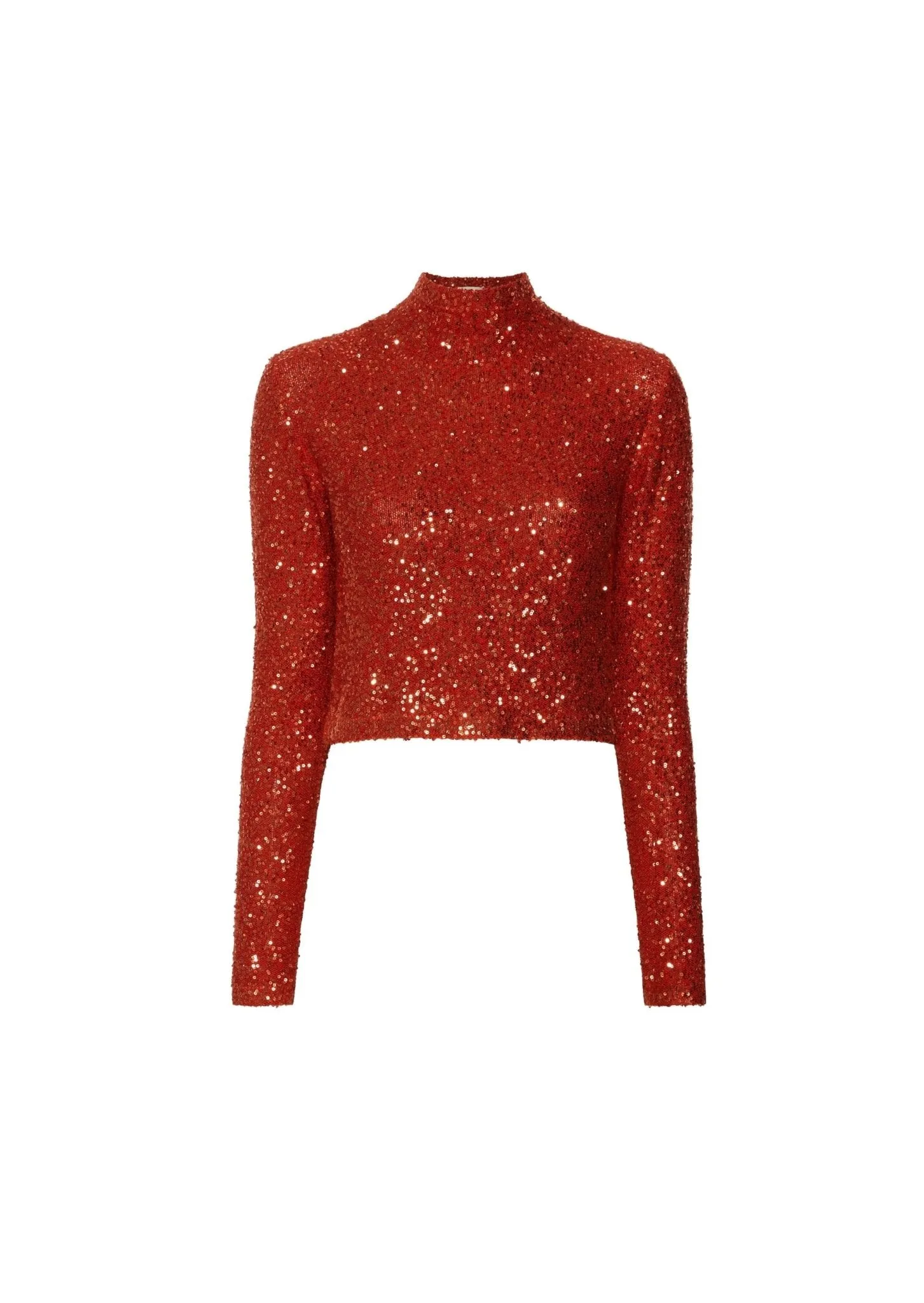 Sequin Cashmere Cropped Top sold by LAPOINTE product image thumbnail 3