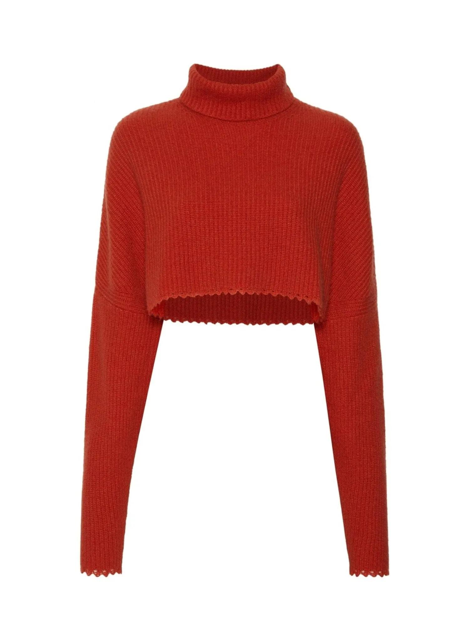 Airy Cashmere Cropped Turtleneck sold by LAPOINTE product image thumbnail 3