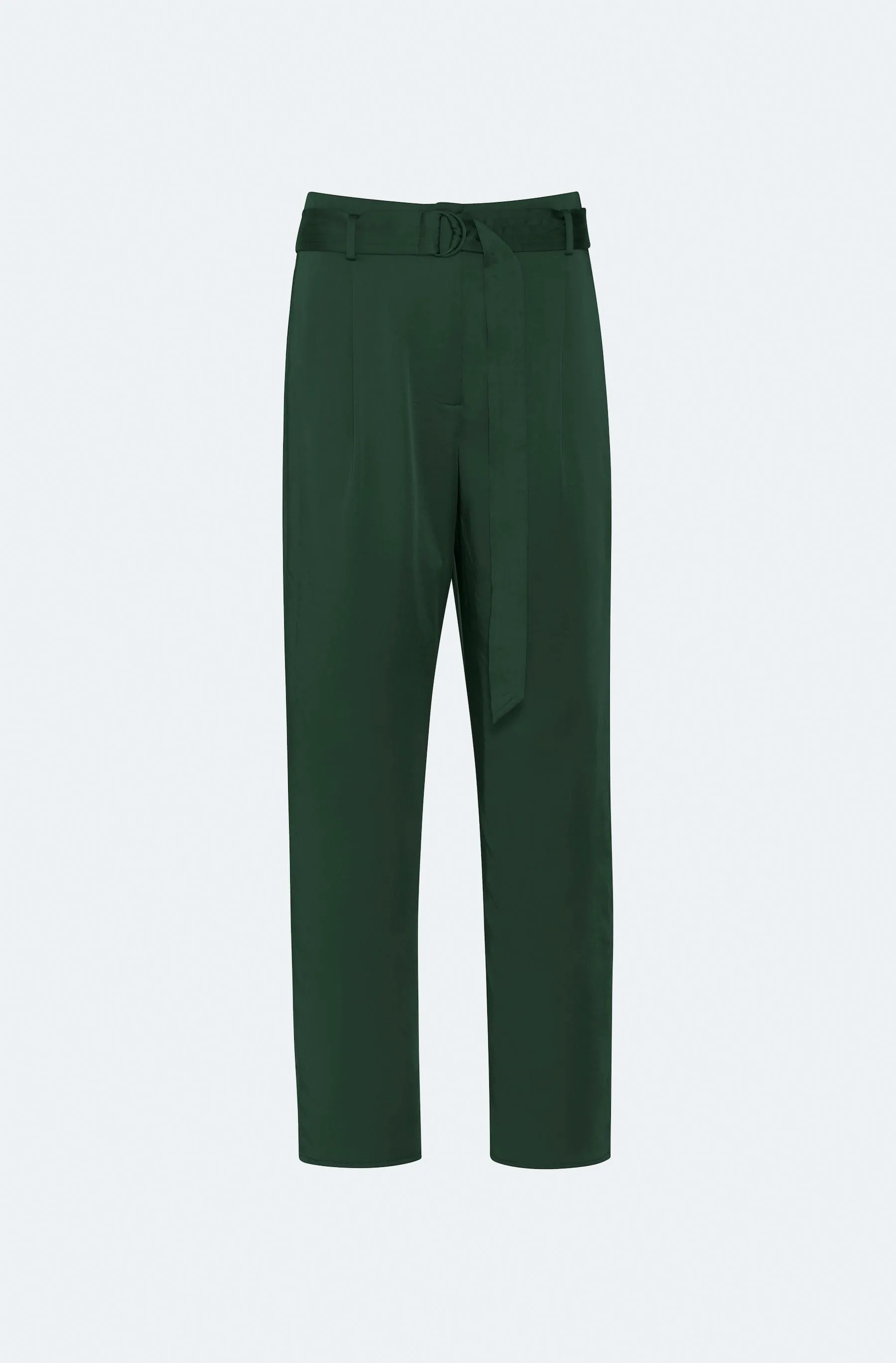 Satin Belted Cropped Pant sold by LAPOINTE product image thumbnail 4