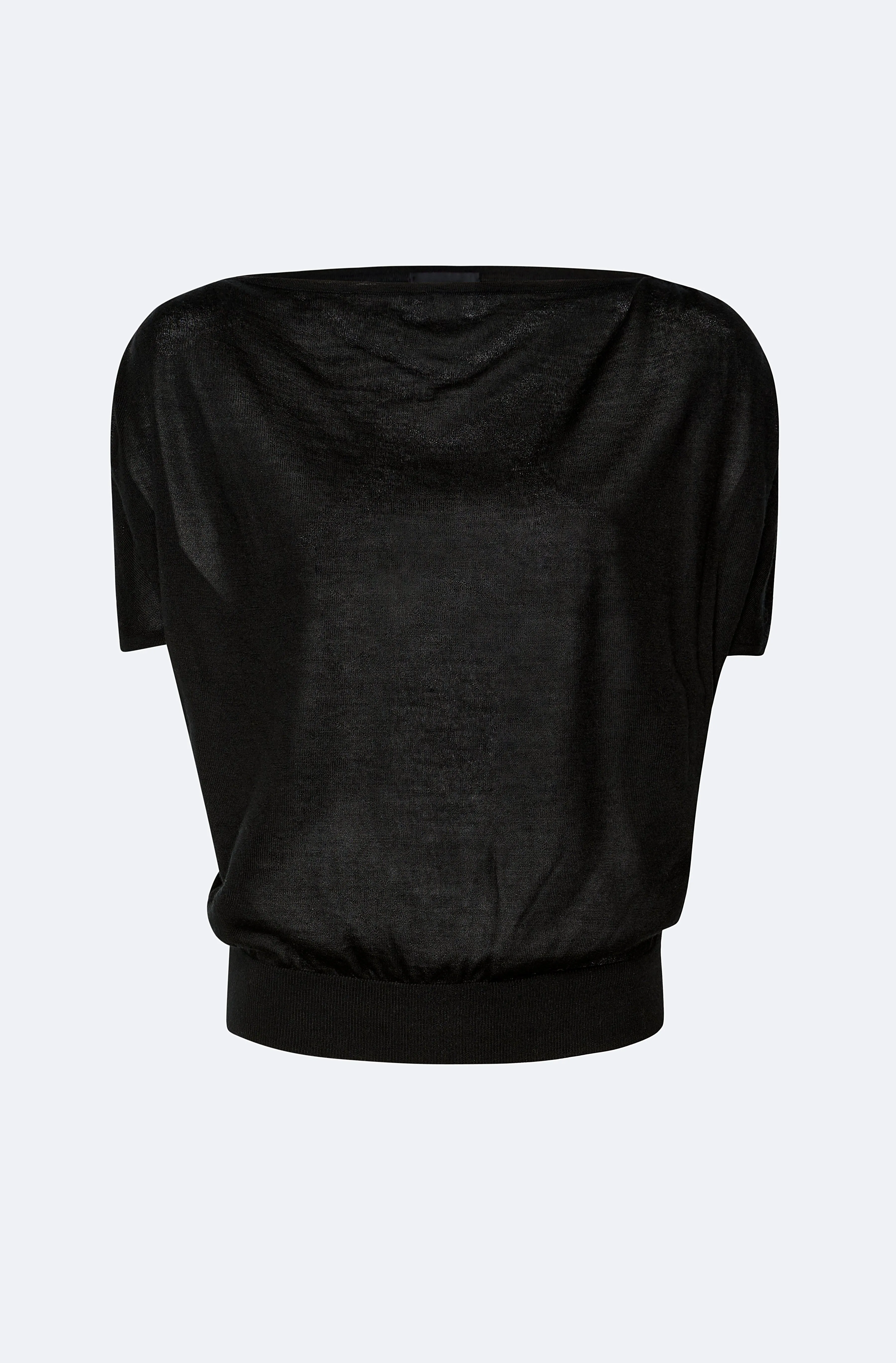 Cashmere Silk Shirred Sweater sold by LAPOINTE