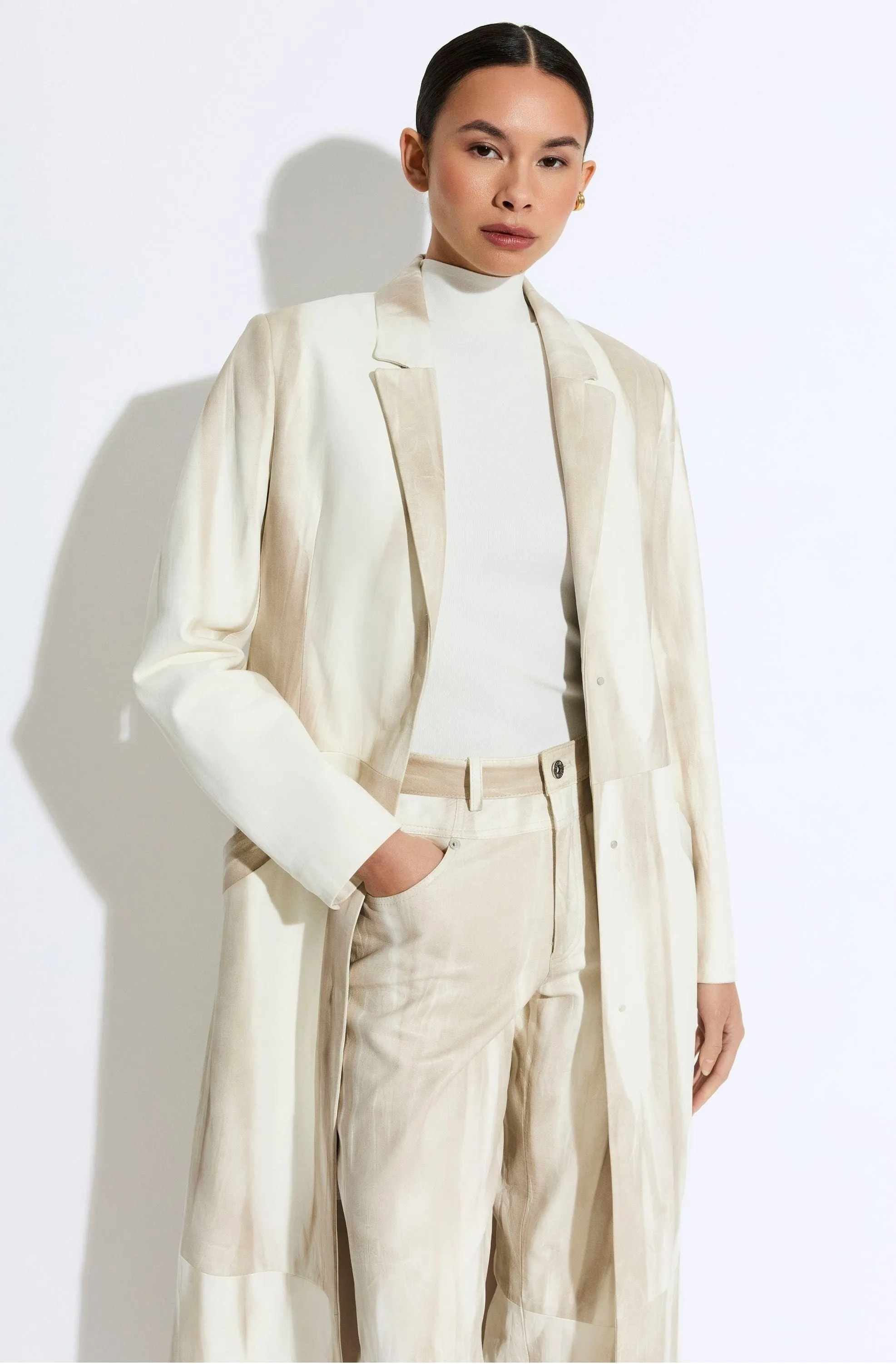 Marbled Nappa Coat sold by LAPOINTE product image thumbnail 4
