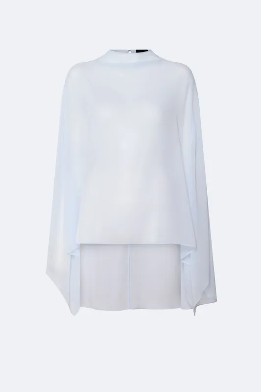 Lightweight Georgette Oversized Cape Tee made by LAPOINTE