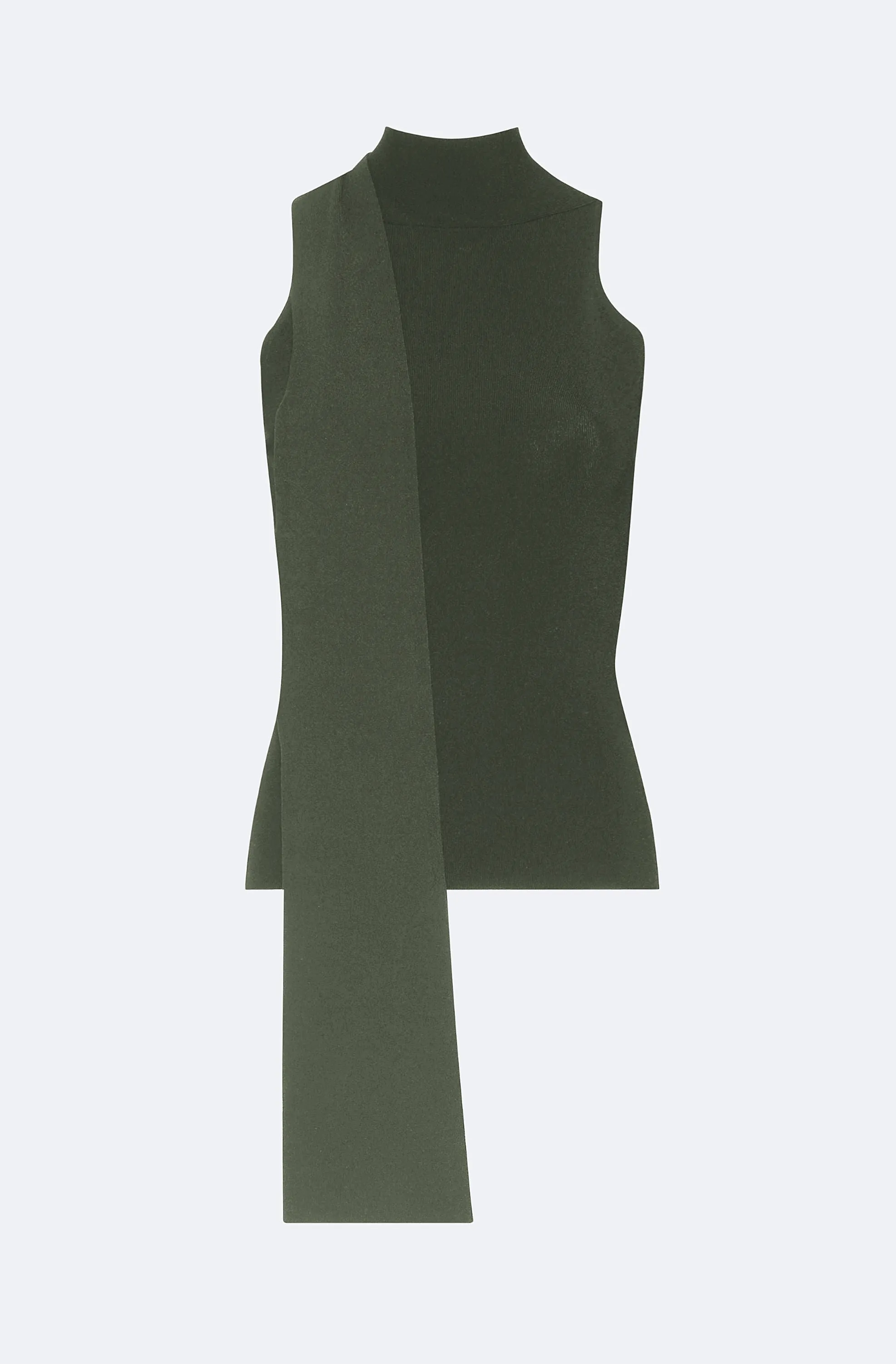 Matte Viscose Halterneck Top sold by LAPOINTE product image thumbnail 3