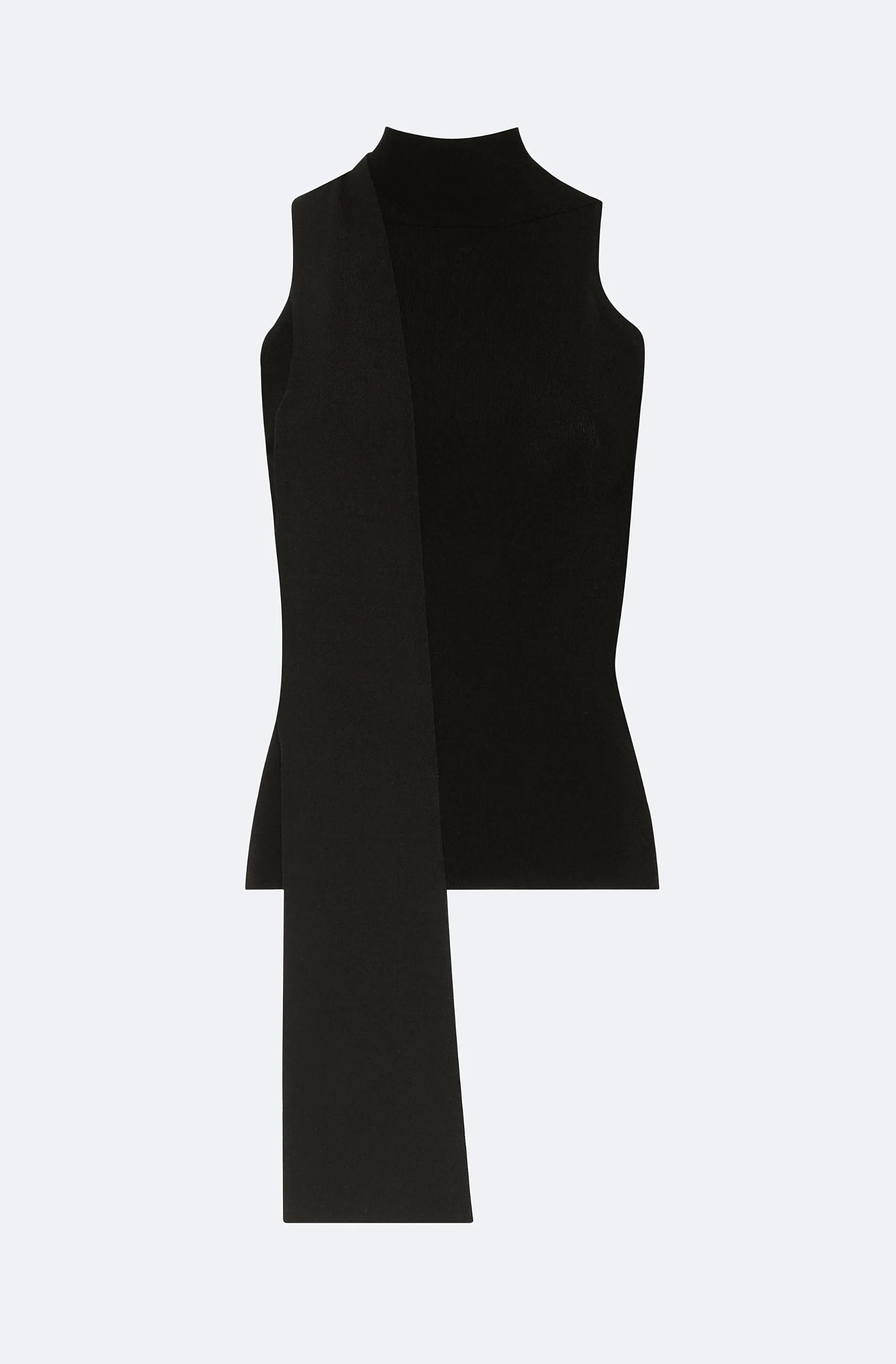 Matte Viscose Halterneck Top sold by LAPOINTE product image thumbnail 3