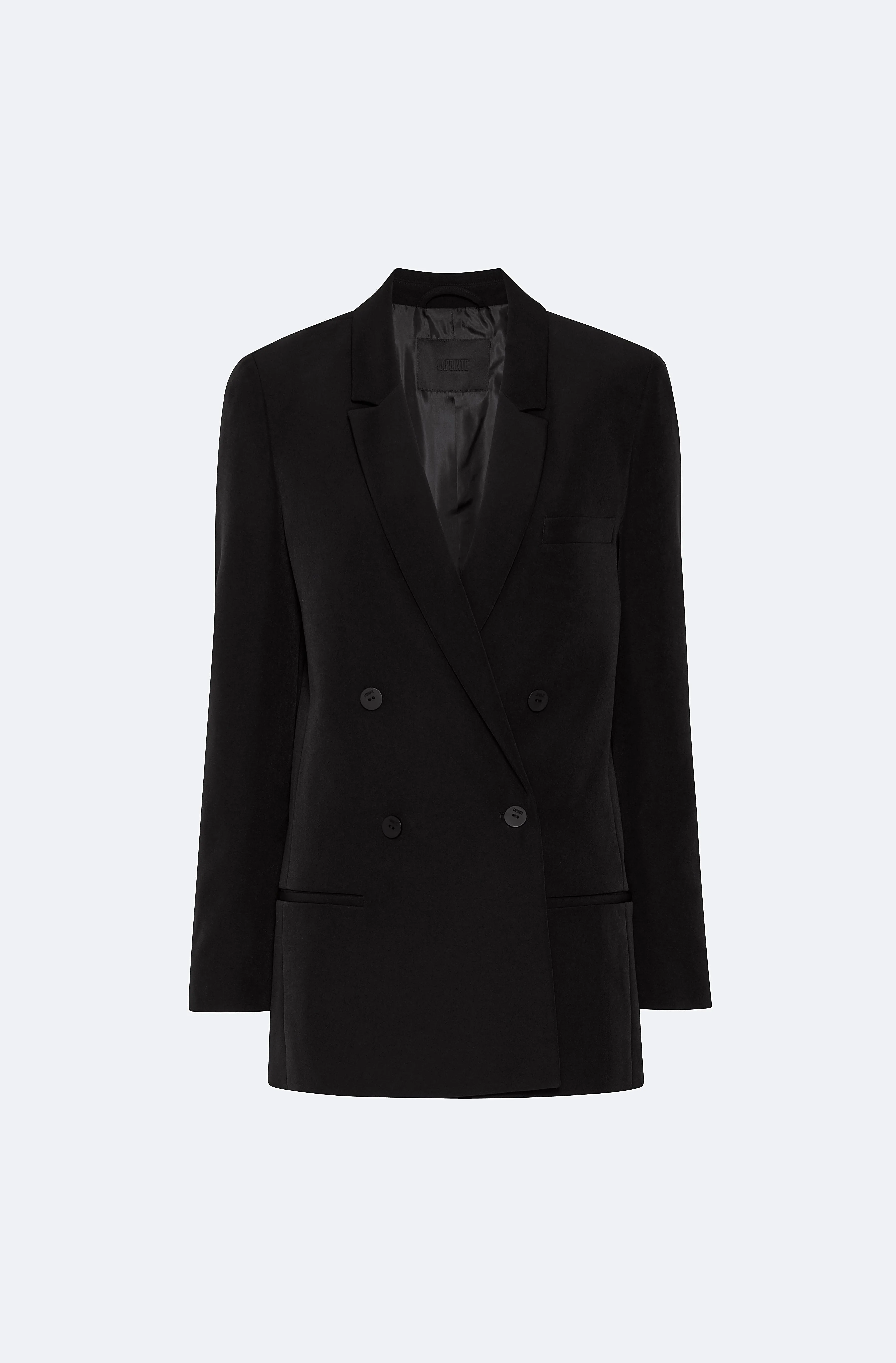 Matte Crepe Double Breasted Blazer sold by LAPOINTE product image thumbnail 5