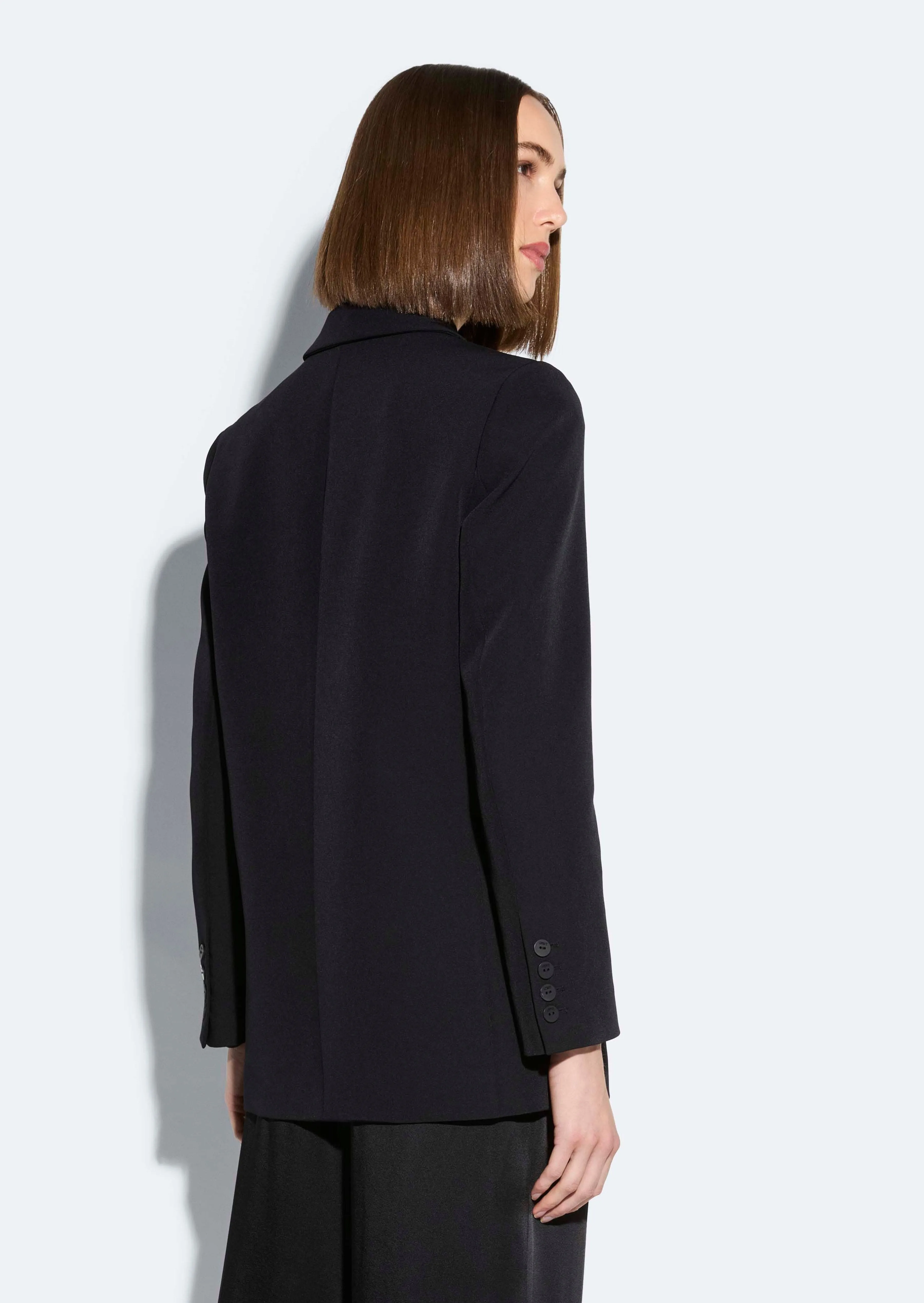 Matte Crepe Double Breasted Blazer sold by LAPOINTE product image thumbnail 2