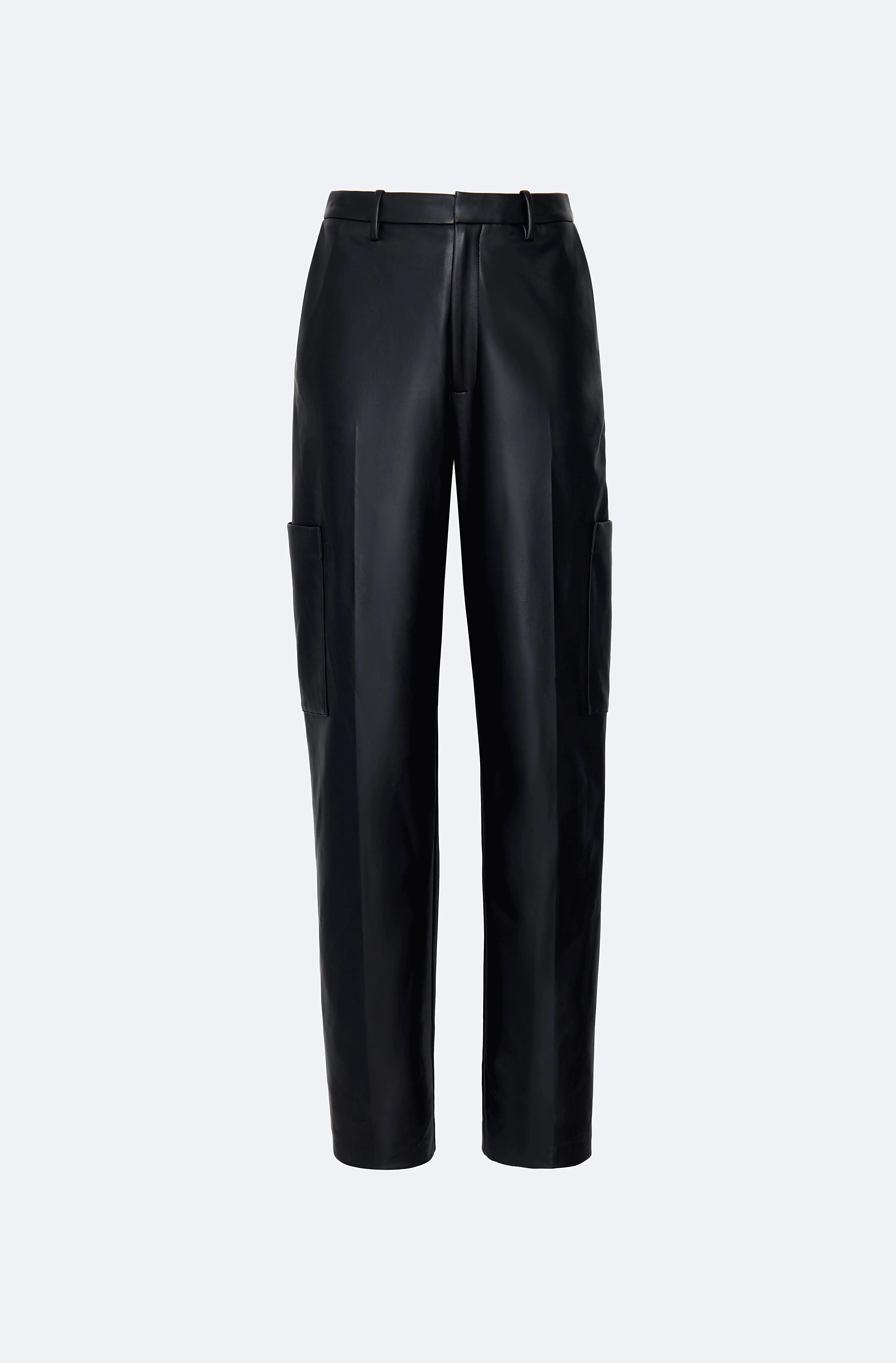 Stretch Faux Leather Tapered Trouser sold by LAPOINTE product image thumbnail 4