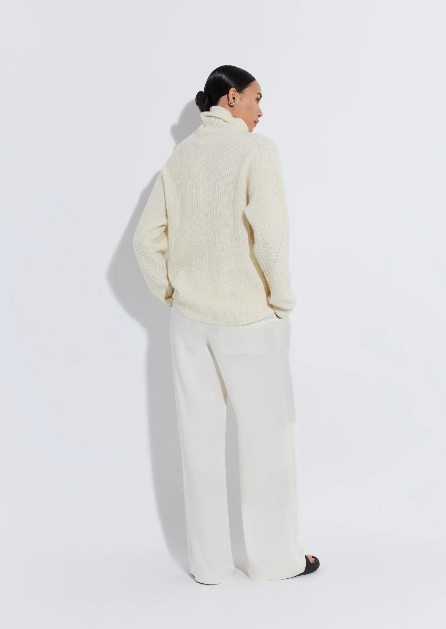 Cashmere Silk Turtleneck sold by LAPOINTE product image thumbnail 2