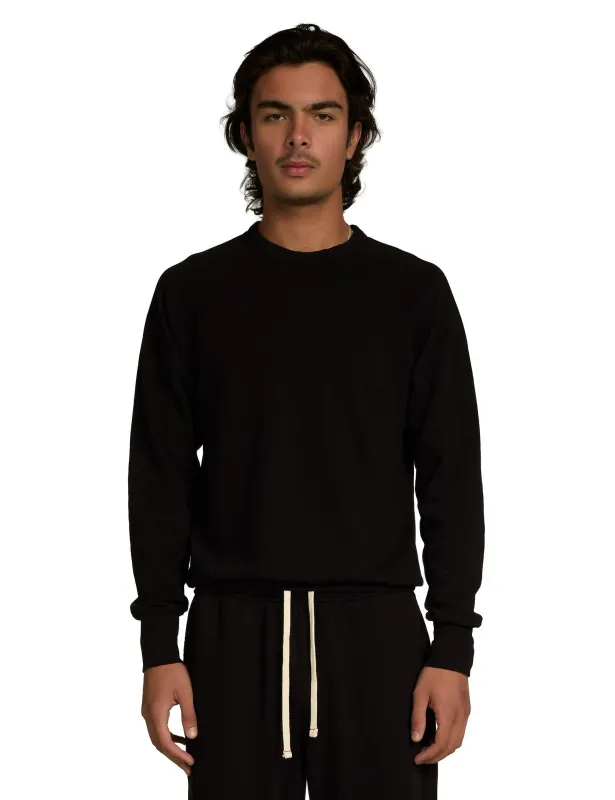 French Terry Binded Neck Raglan made by LES TIEN