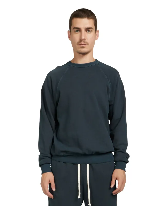 French Terry Binded Neck Raglan made by LES TIEN