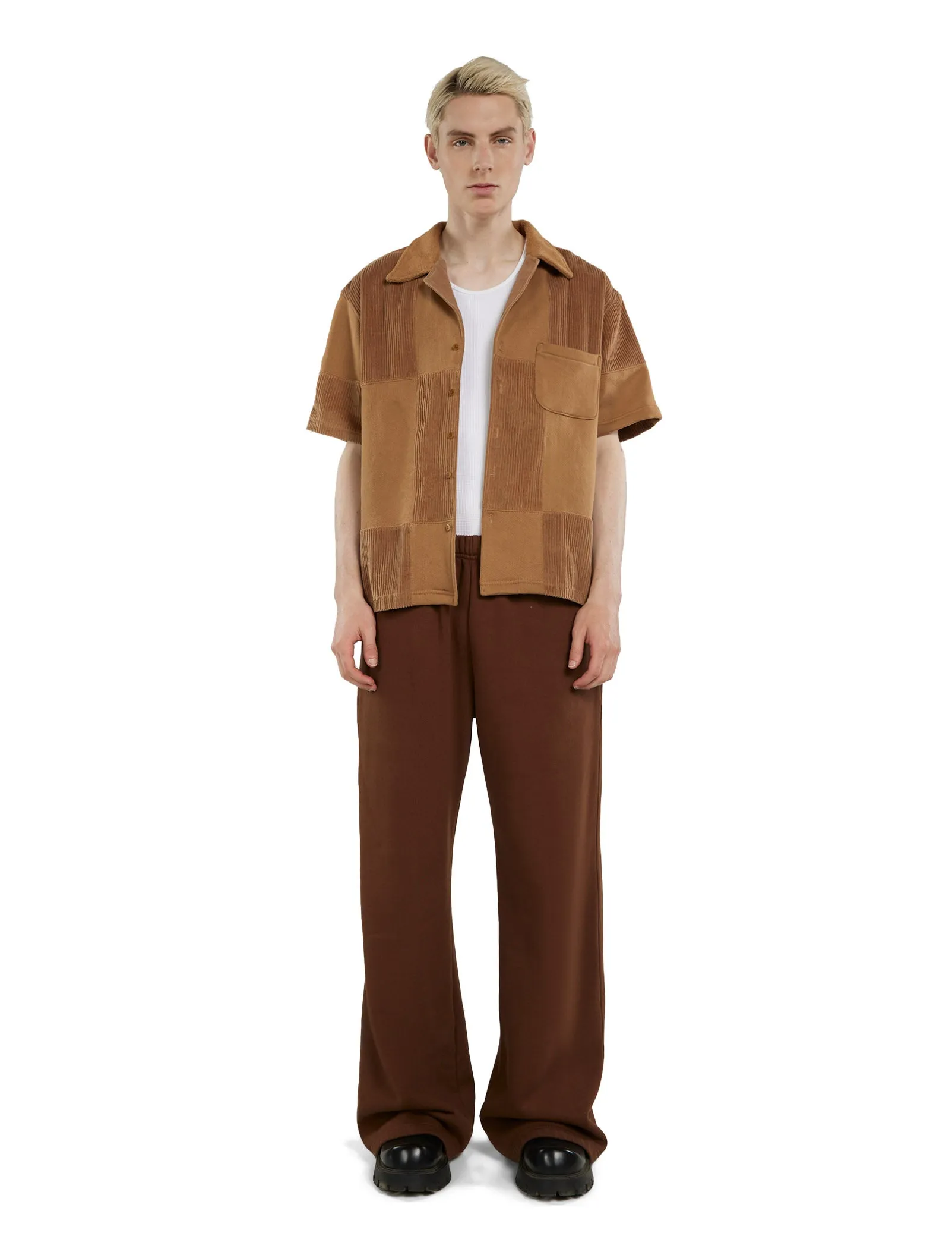 Patchwork Short Sleeve Cuban sold by LES TIEN product image thumbnail 3