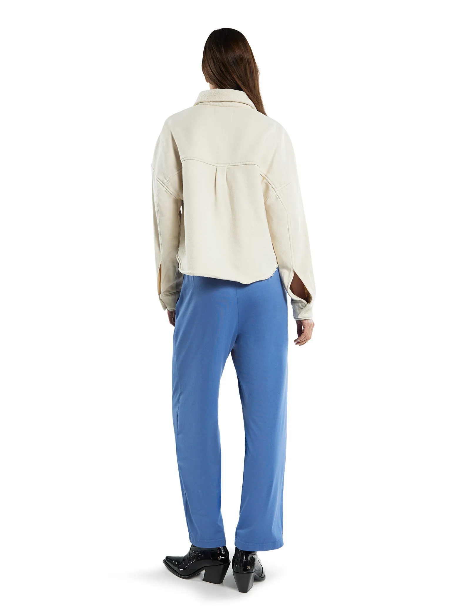 Phoebe Oversized Crop Button Up sold by LES TIEN product image thumbnail 2