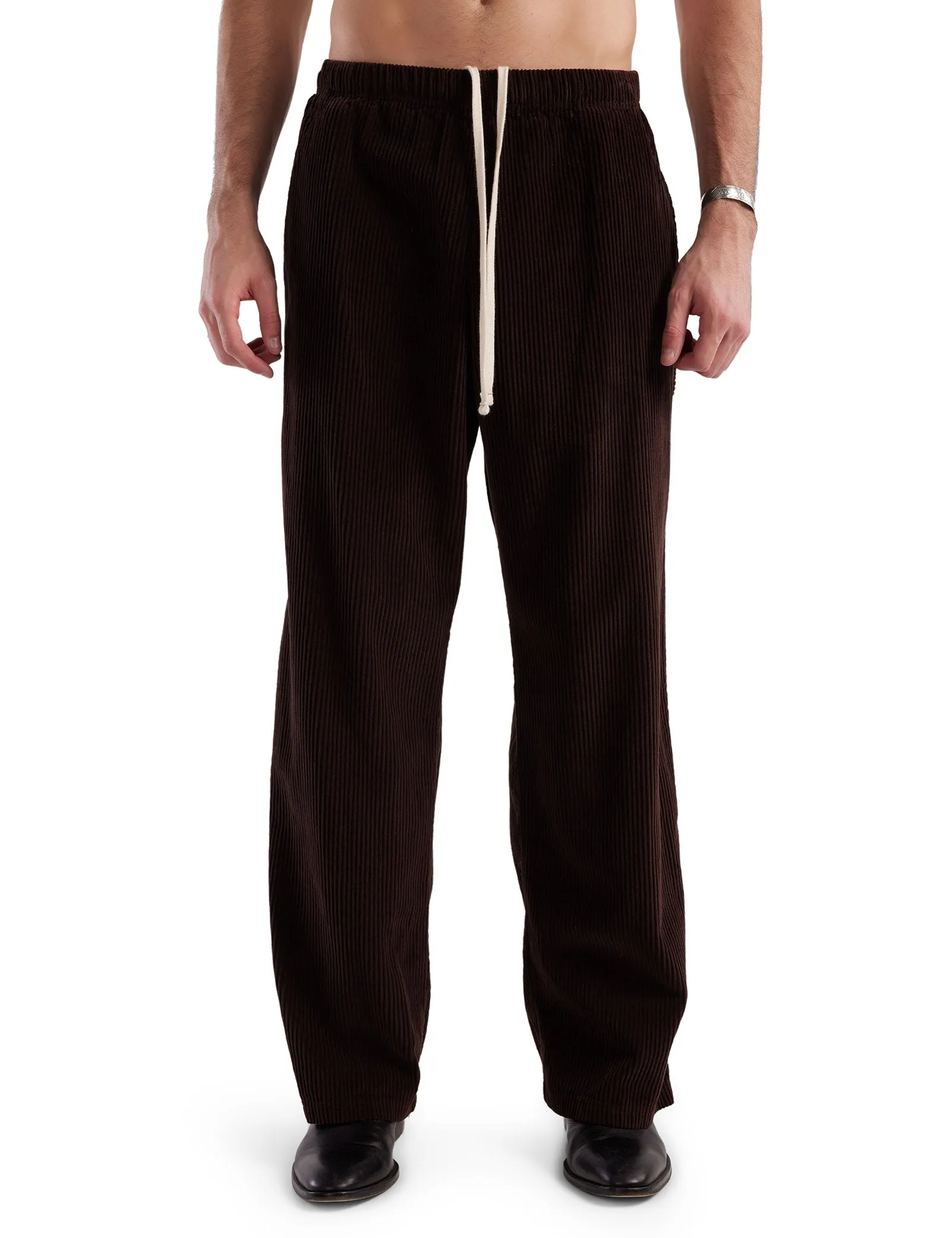 Wide Wale Corduroy Utility Puddle Pant sold by LES TIEN