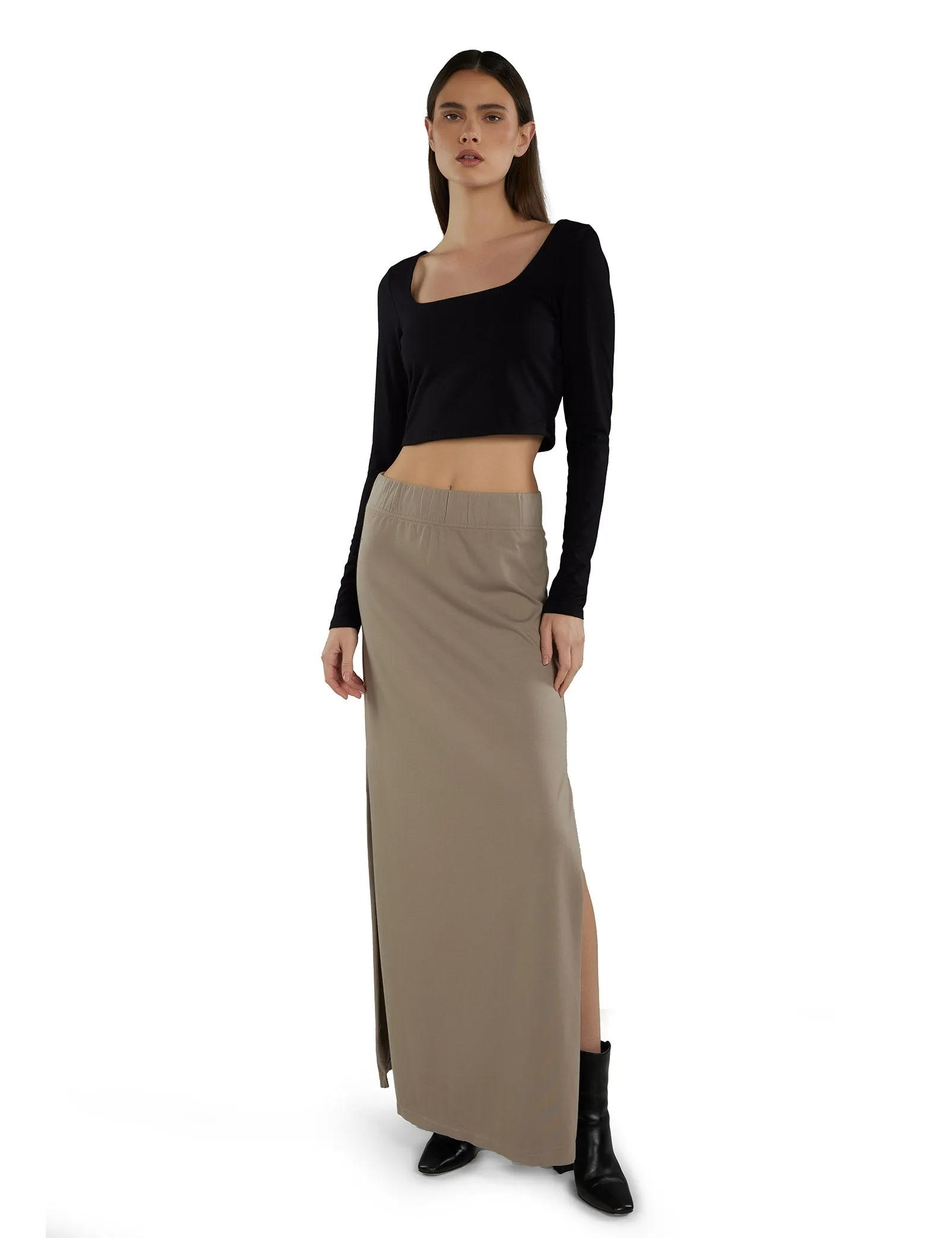 Tess Square Neck Long Sleeve sold by LES TIEN product image thumbnail 3