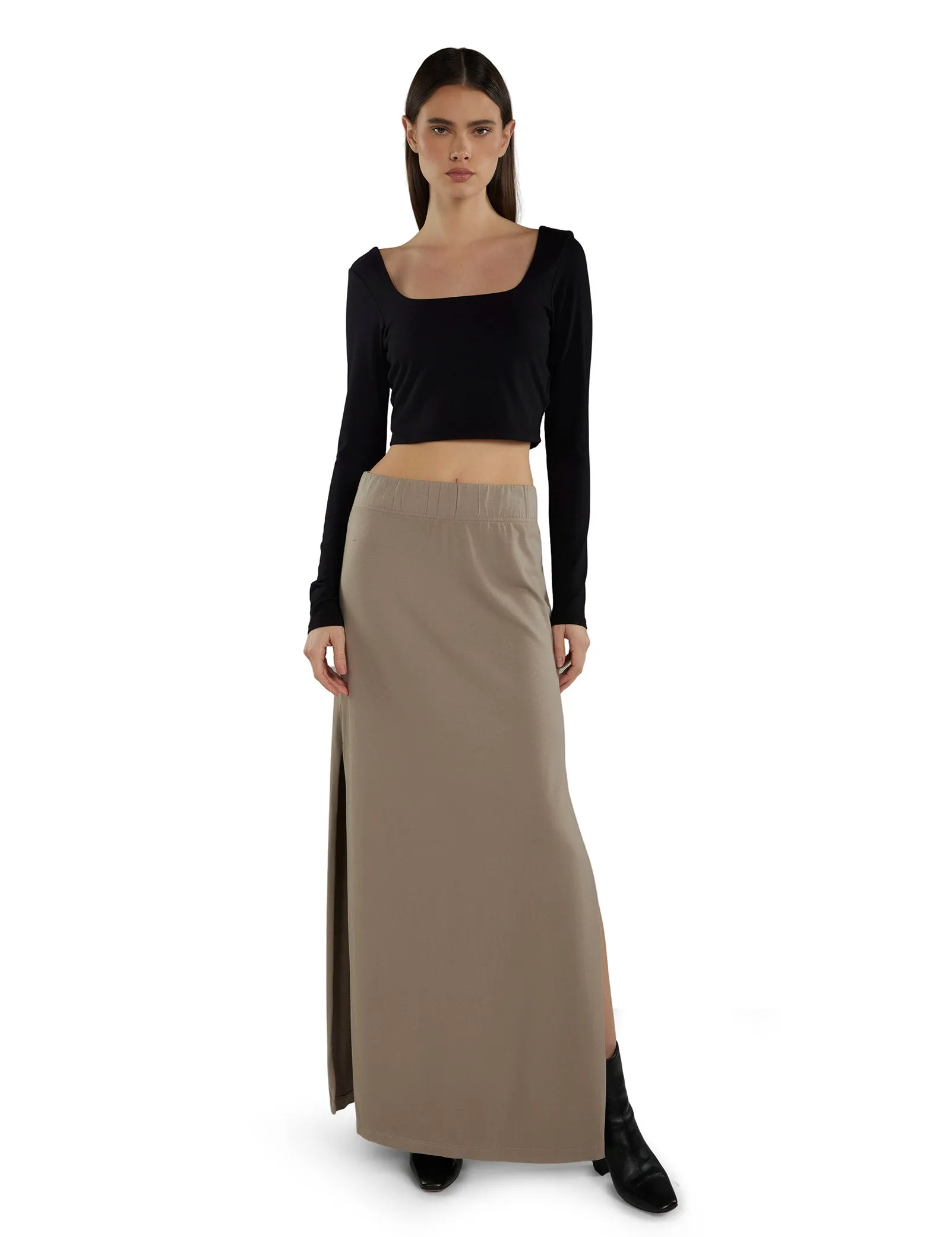 Tess Square Neck Long Sleeve sold by LES TIEN product image thumbnail 2