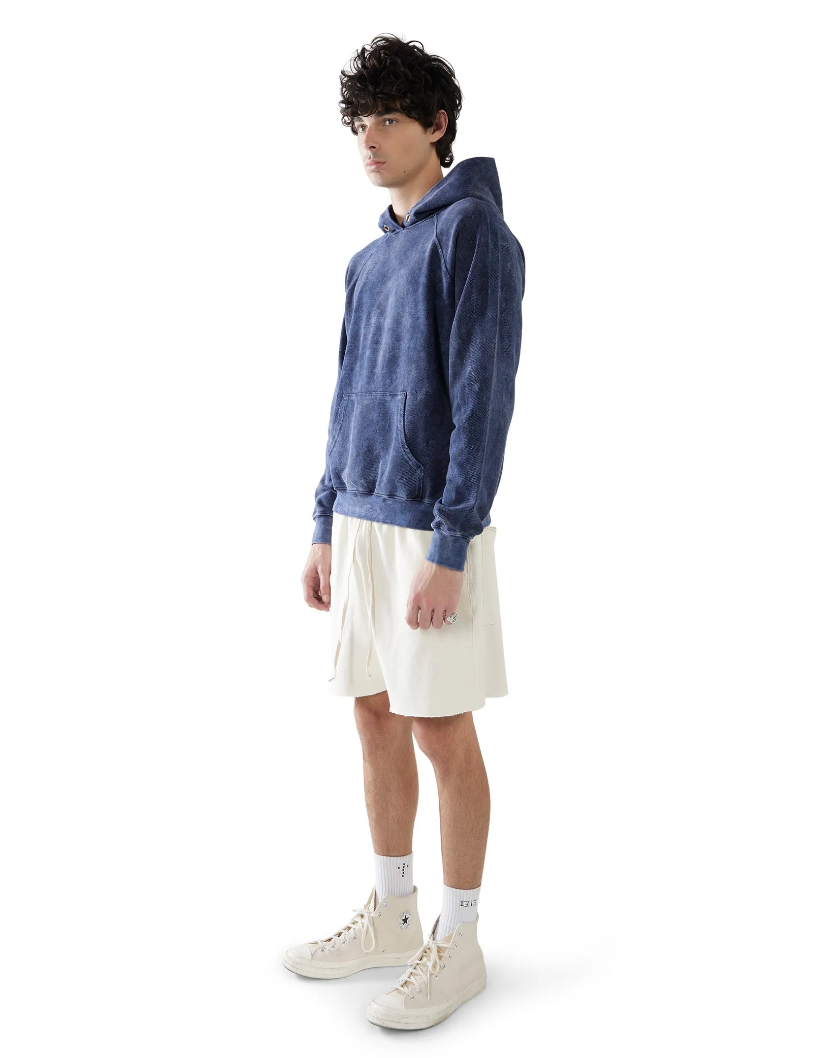 Piqué Raglan Hoodie sold by LES TIEN product image thumbnail 3