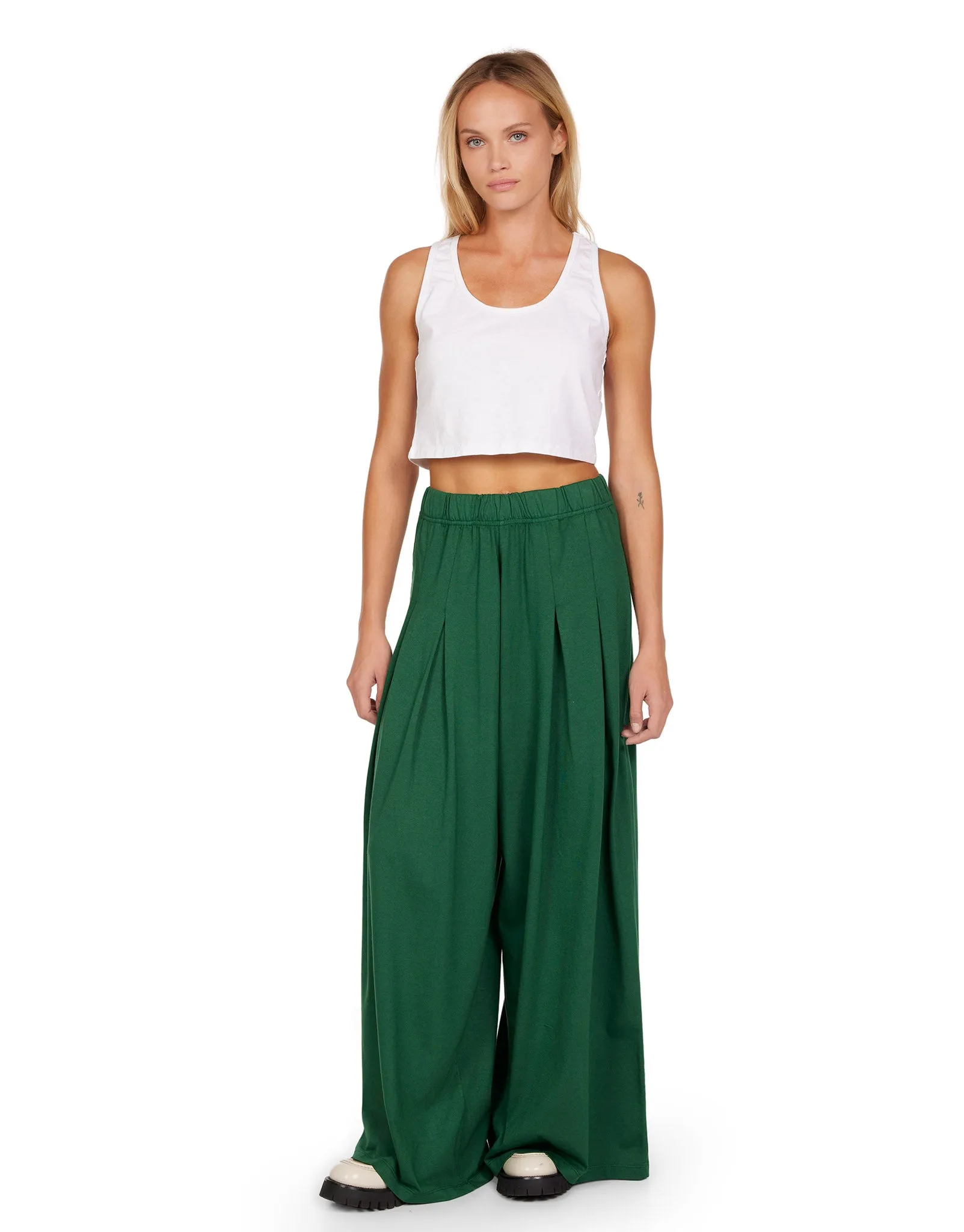Julia Pleated Palazzo Pant sold by LES TIEN product image thumbnail 4