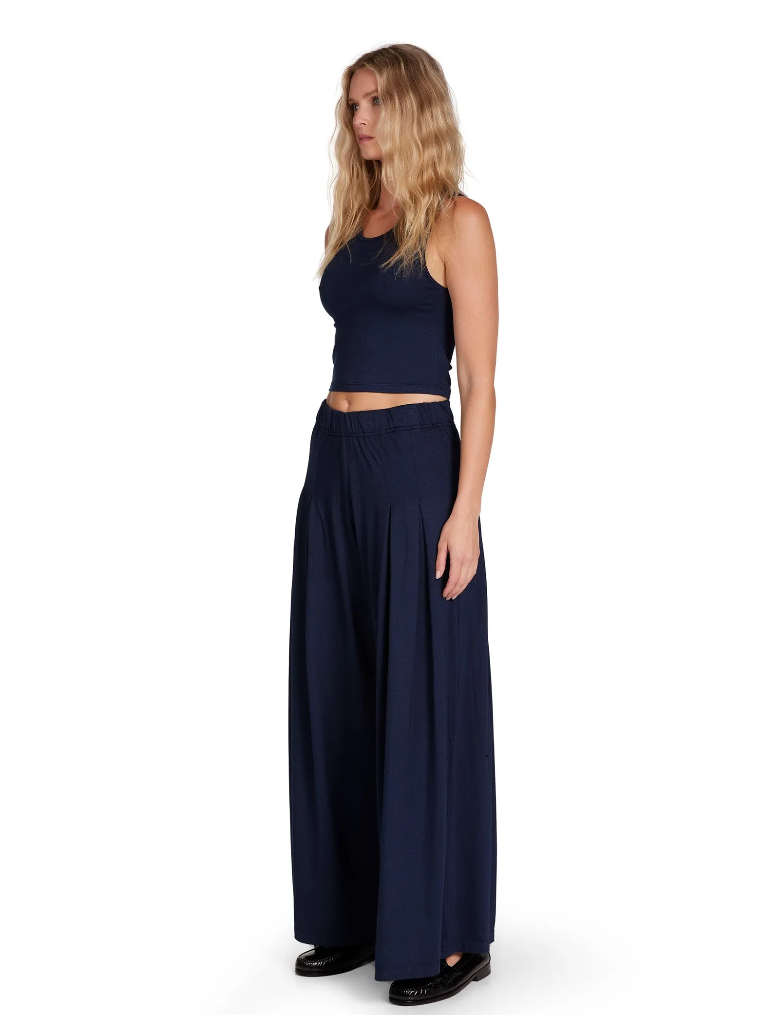 Julia Pleated Palazzo Pant sold by LES TIEN product image thumbnail 5