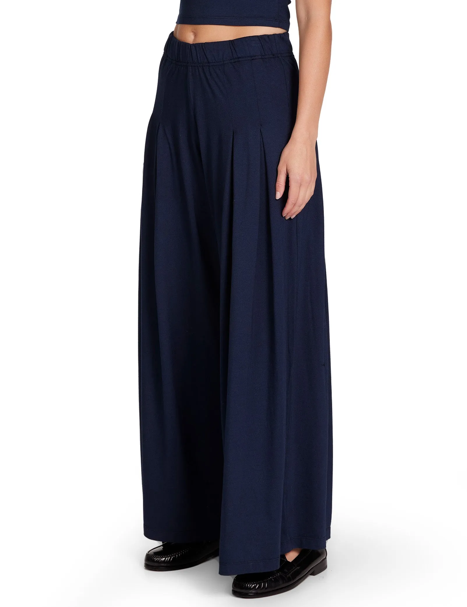 Julia Pleated Palazzo Pant sold by LES TIEN product image thumbnail 3