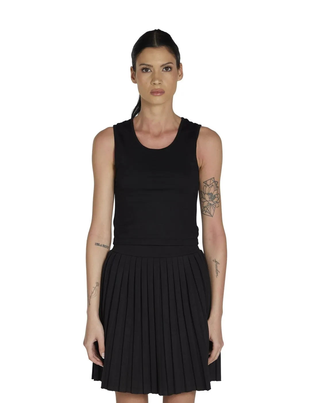 Talya Crop Tank sold by LES TIEN