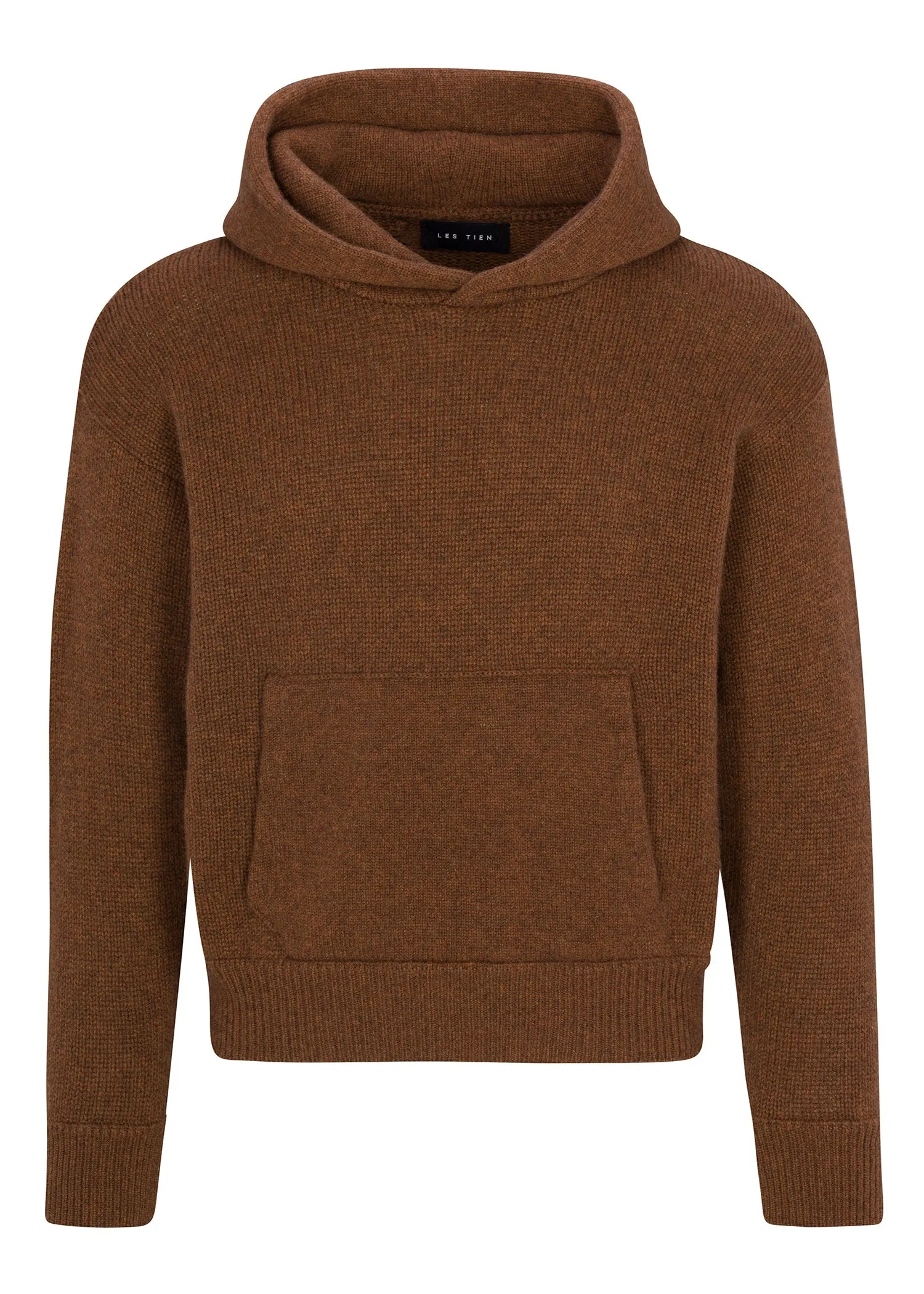 Cable Knit Cashmere Crop Hoodie sold by LES TIEN