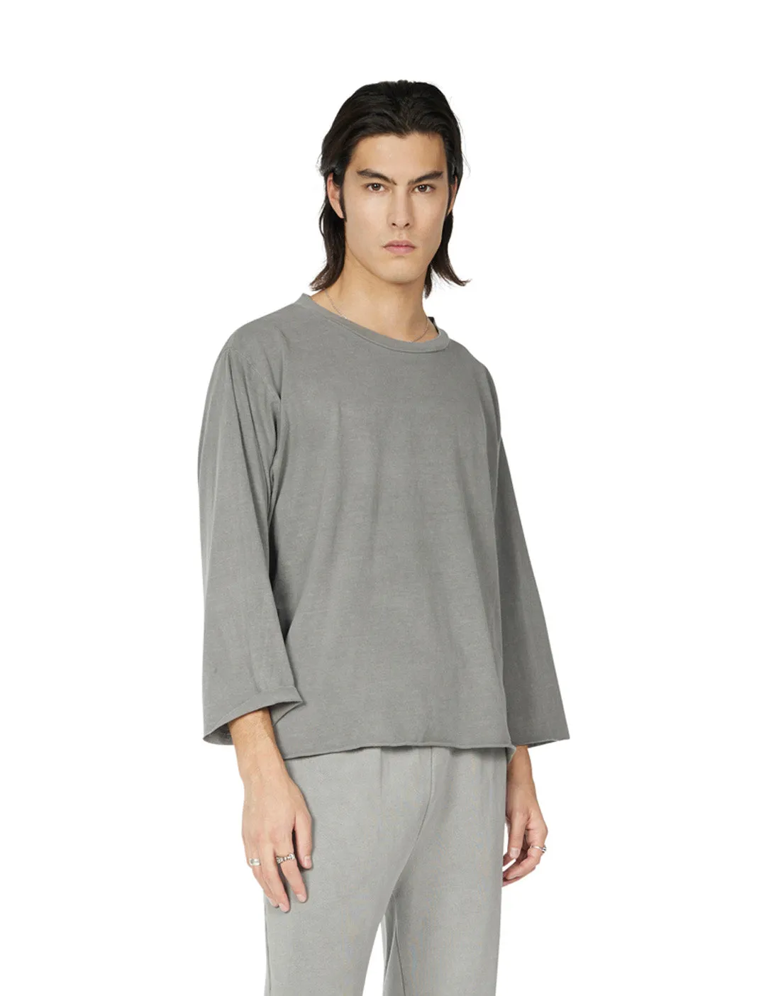 Organic Oversized Long Sleeve Tee sold by LES TIEN