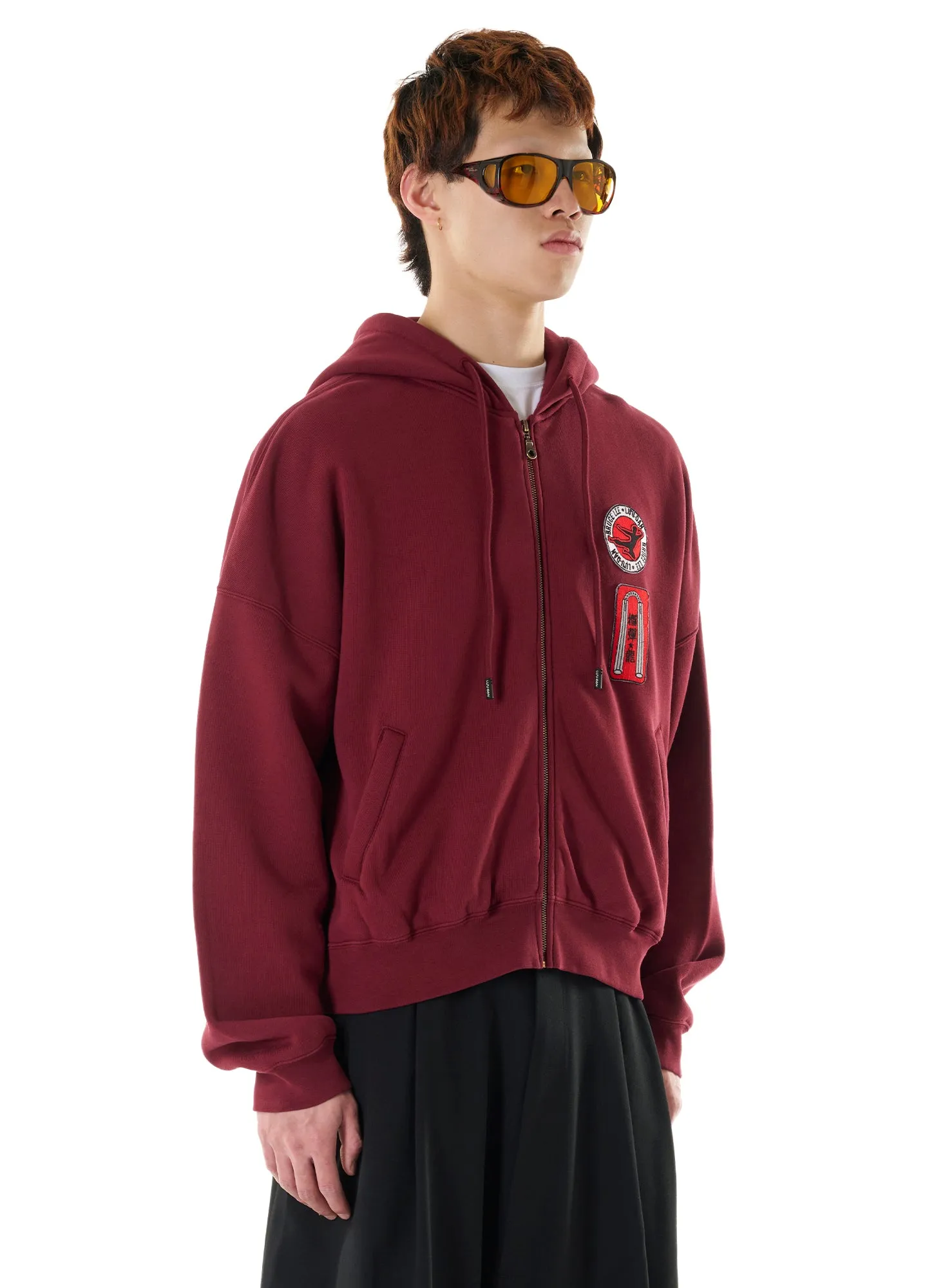 ZIP HOODIE sold by LUU DAN product image thumbnail 4