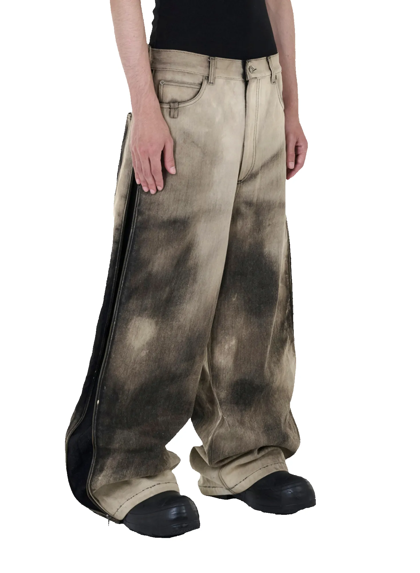 SIDE ZIP JEANS sold by LUU DAN product image thumbnail 4