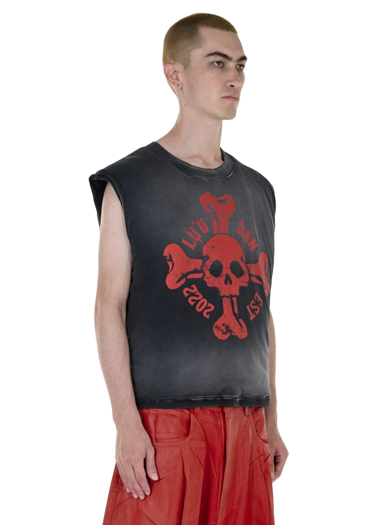 WADDED SLEEVELESS TEE sold by LUU DAN product image thumbnail 4