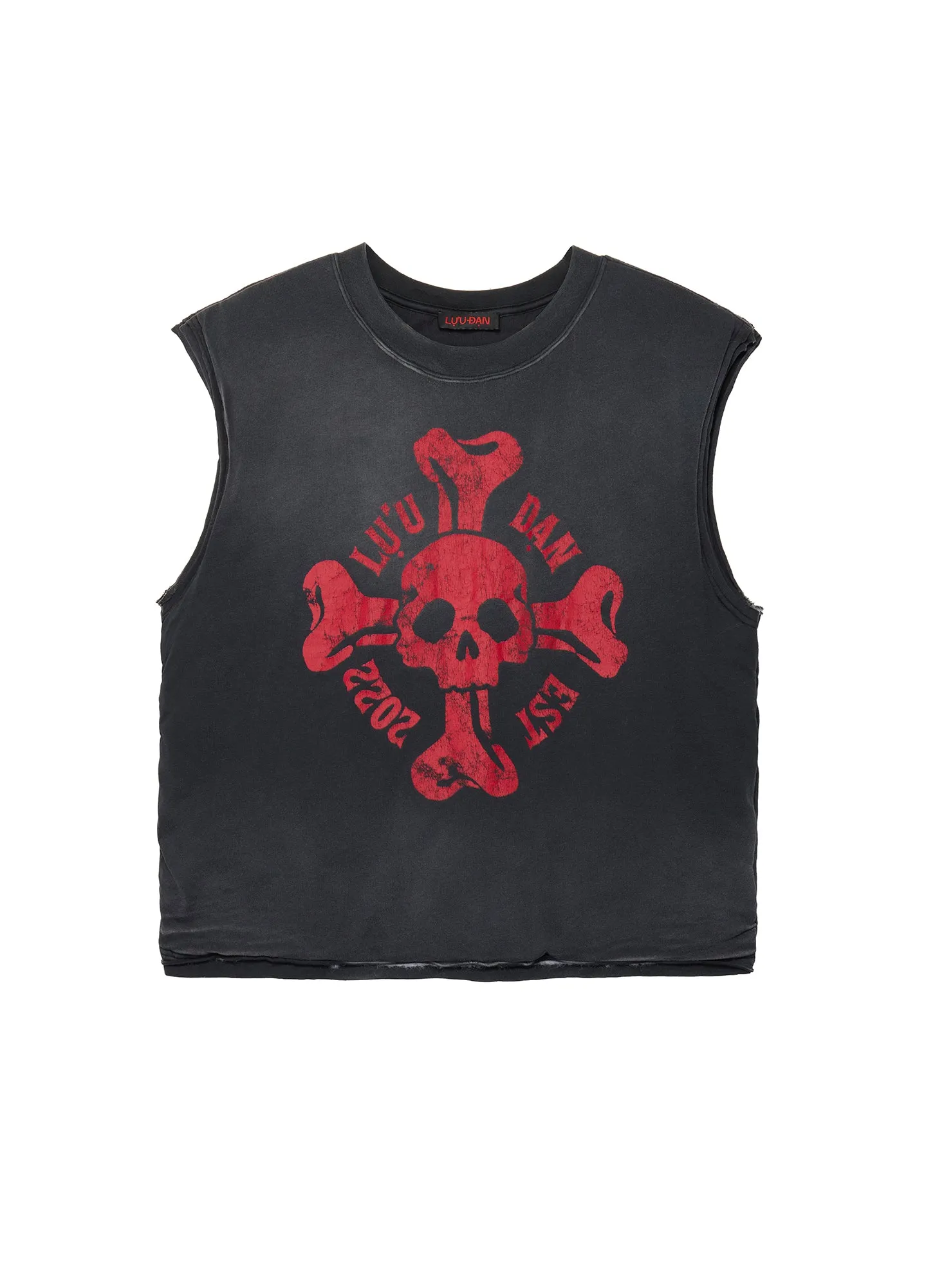 WADDED SLEEVELESS TEE sold by LUU DAN