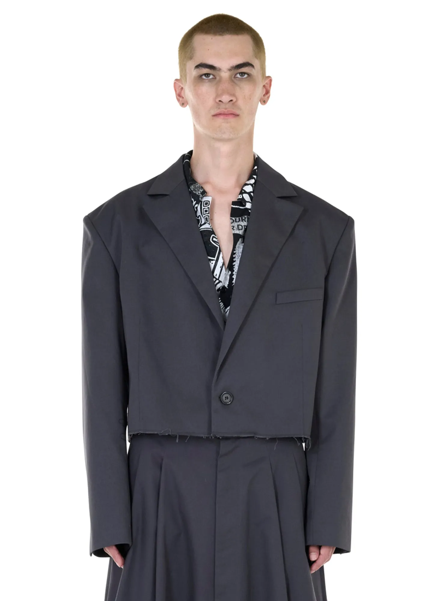 SLASHED BLAZER sold by LUU DAN product image thumbnail 3