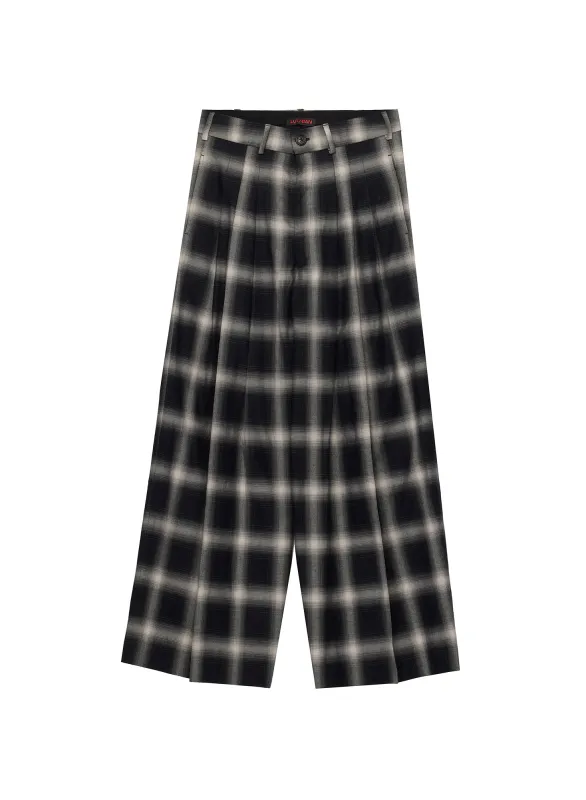 TRIPLE PLEAT TROUSERS made by LUU DAN