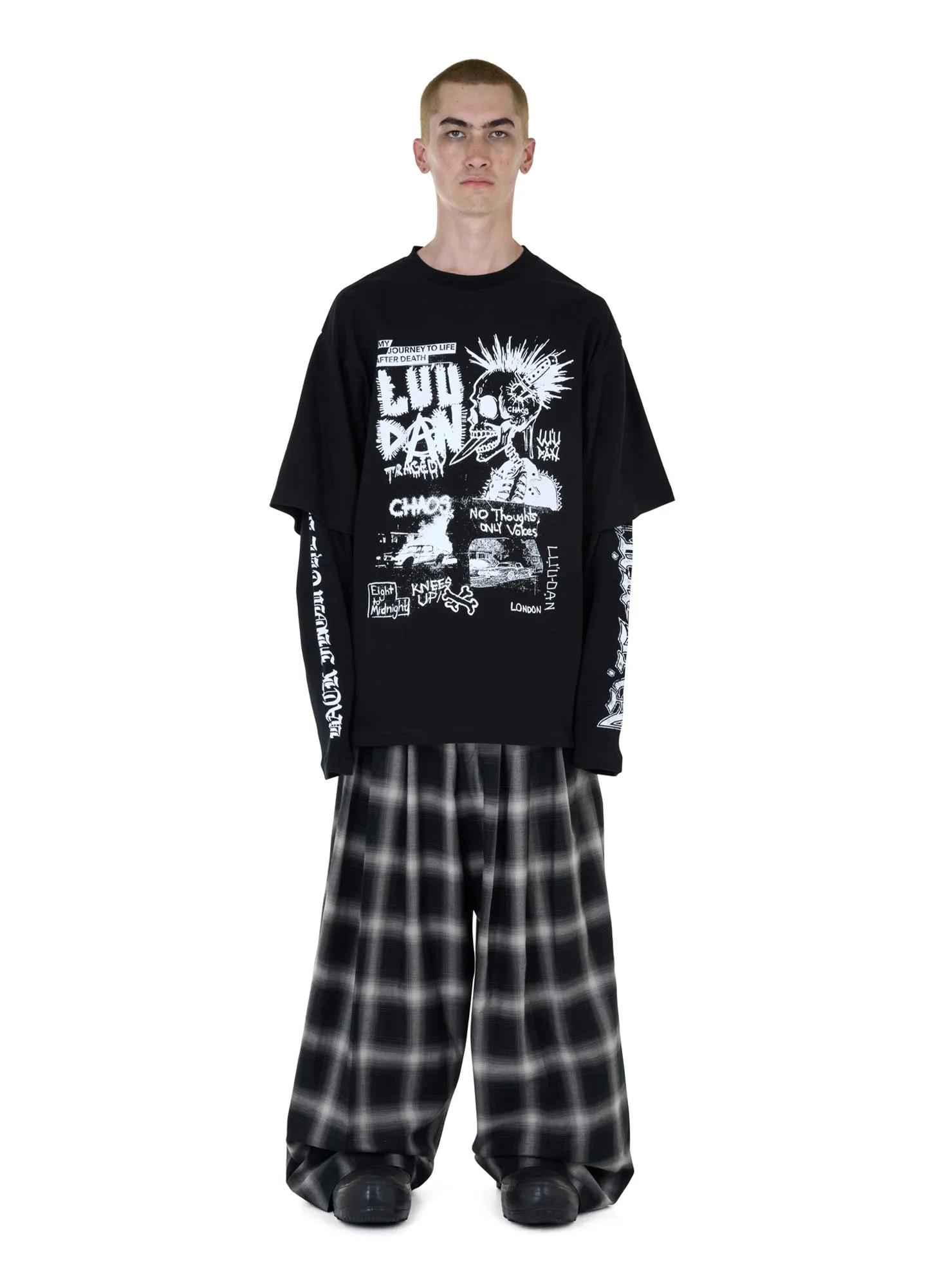 TRIPLE PLEAT TROUSERS sold by LUU DAN product image thumbnail 2