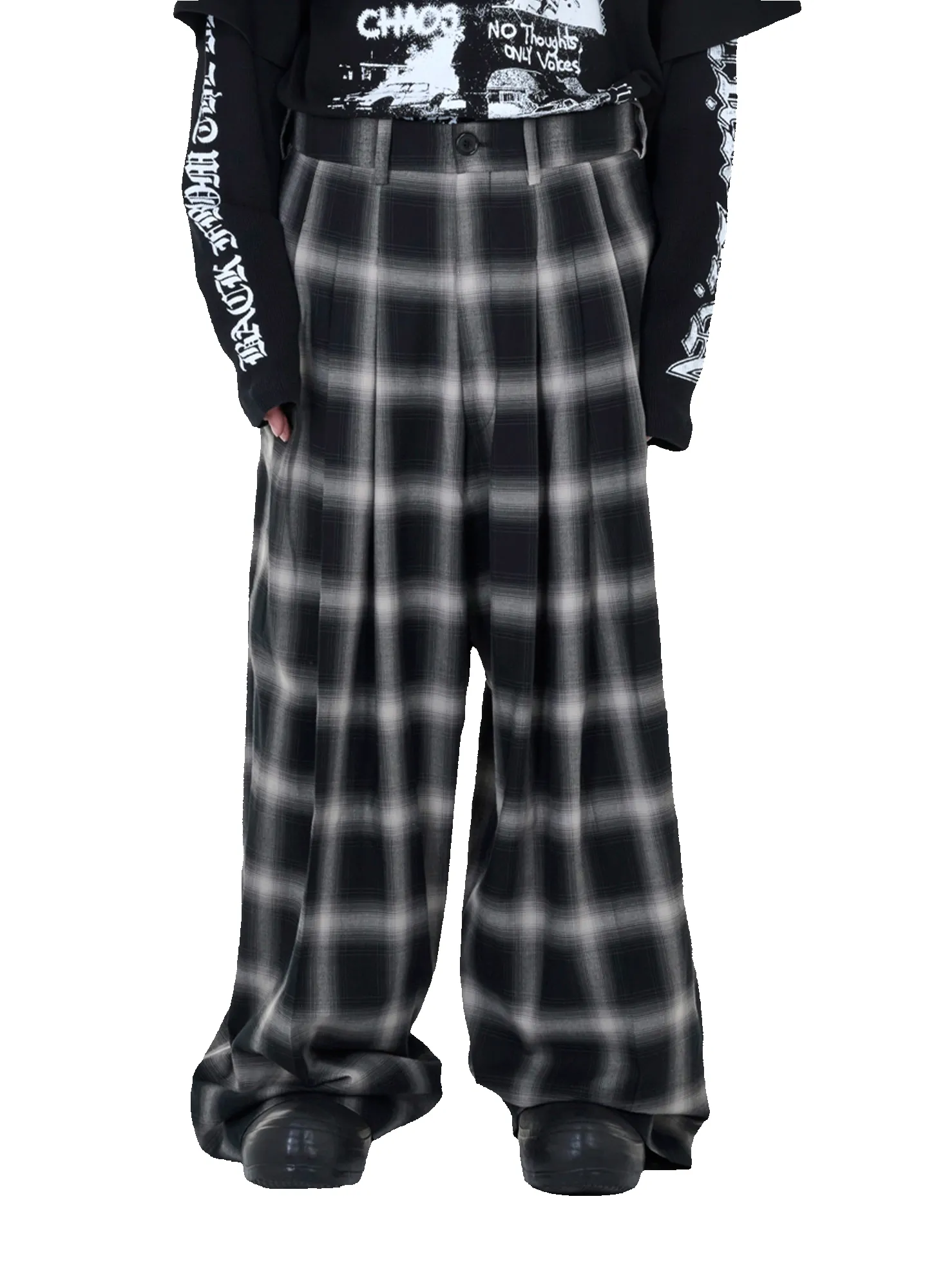 TRIPLE PLEAT TROUSERS sold by LUU DAN product image thumbnail 3