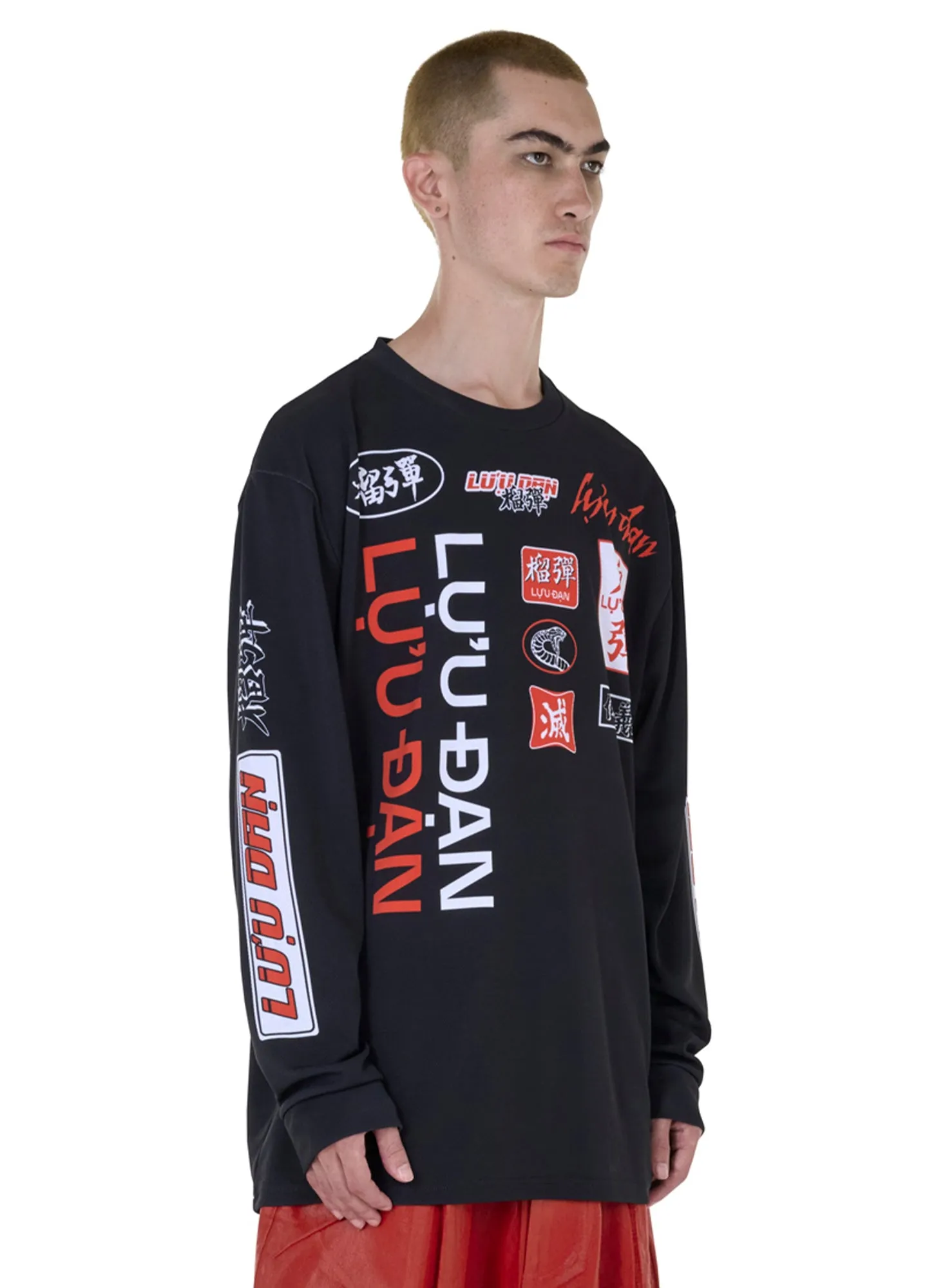 OVERSIZED LONG SLEEVE TEE sold by LUU DAN product image thumbnail 4