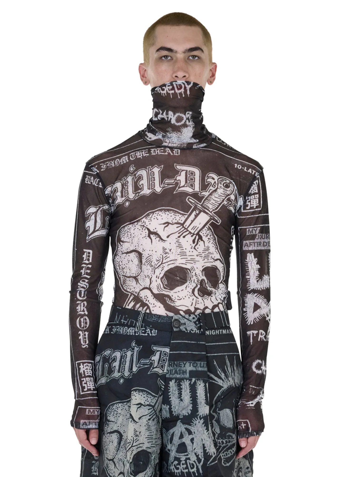 MASKED MESH TOP sold by LUU DAN product image thumbnail 3