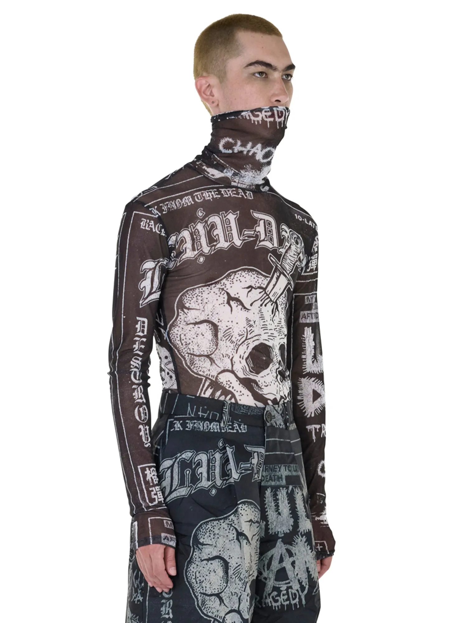 MASKED MESH TOP sold by LUU DAN product image thumbnail 4