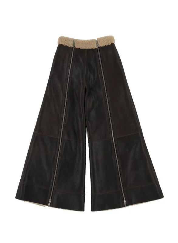 SHEARLING FLIGHT PANTS made by LUU DAN