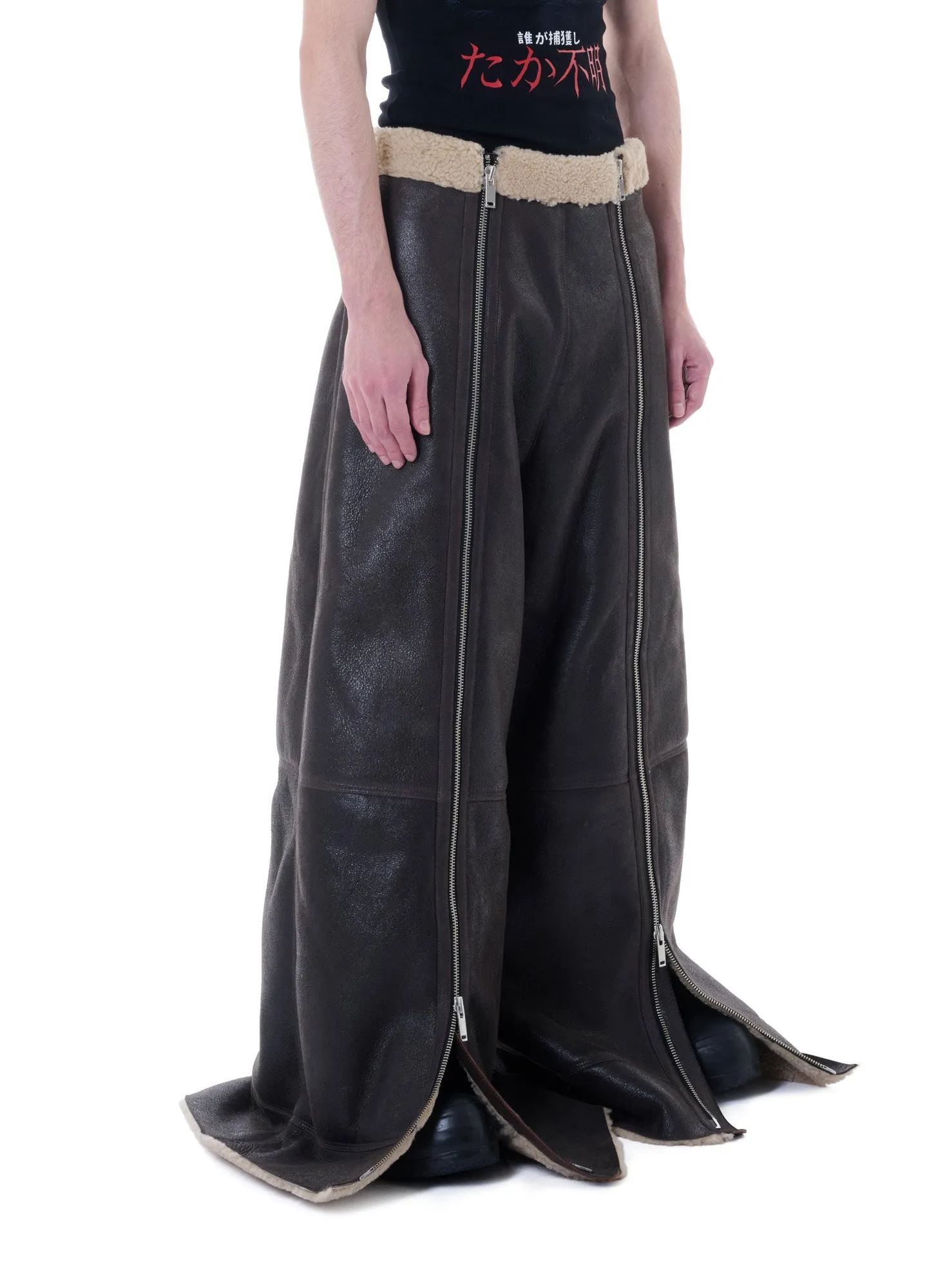 SHEARLING FLIGHT PANTS sold by LUU DAN product image thumbnail 4
