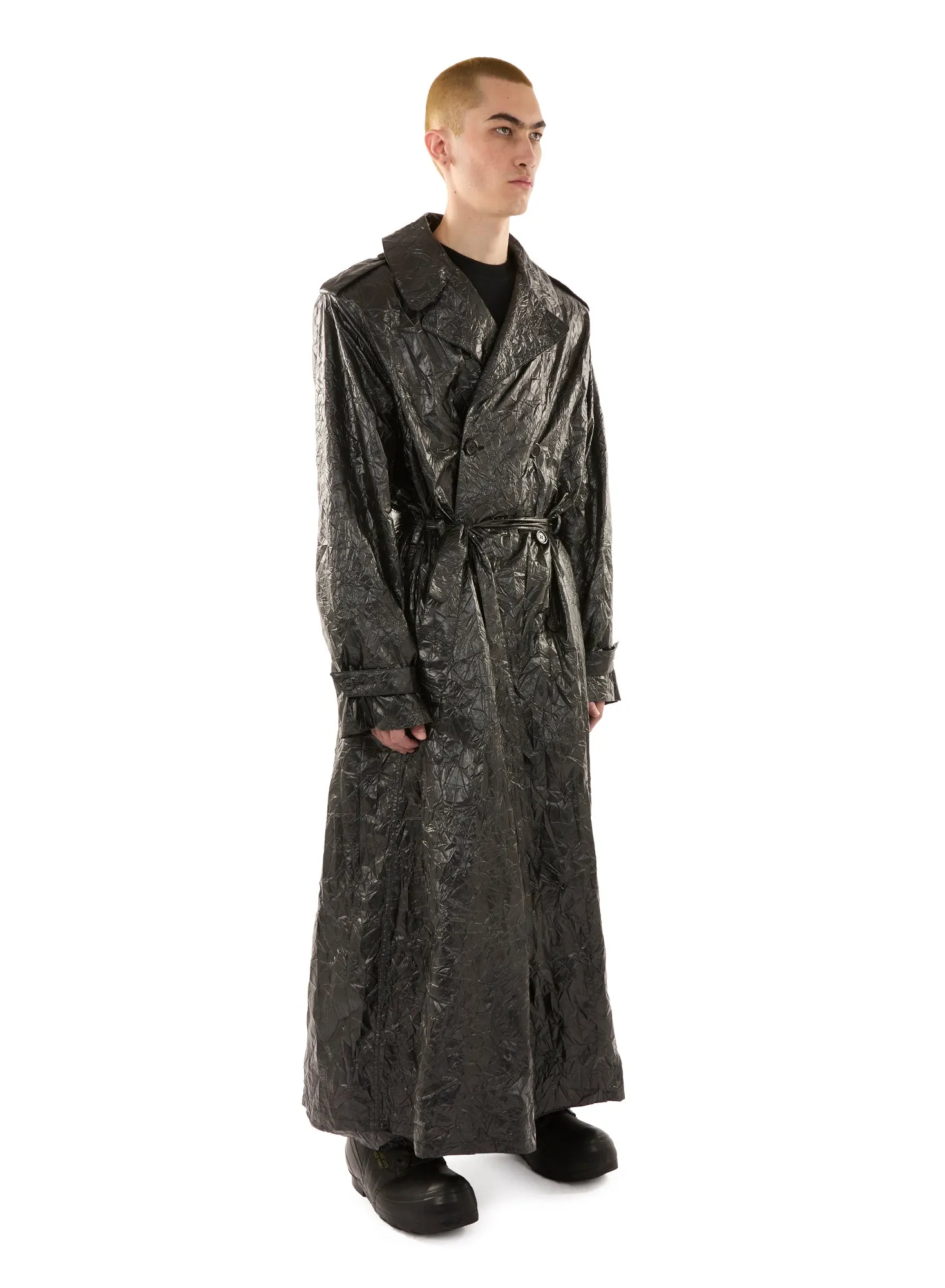 CRUMPLE TERROR TRENCH sold by LUU DAN product image thumbnail 3