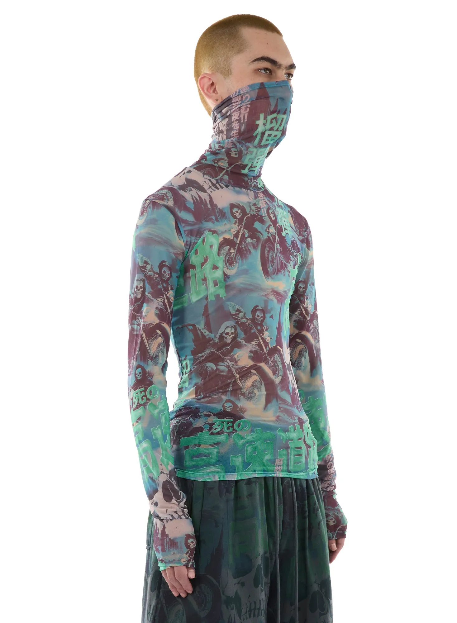 MASKED MESH TOP sold by LUU DAN product image thumbnail 4
