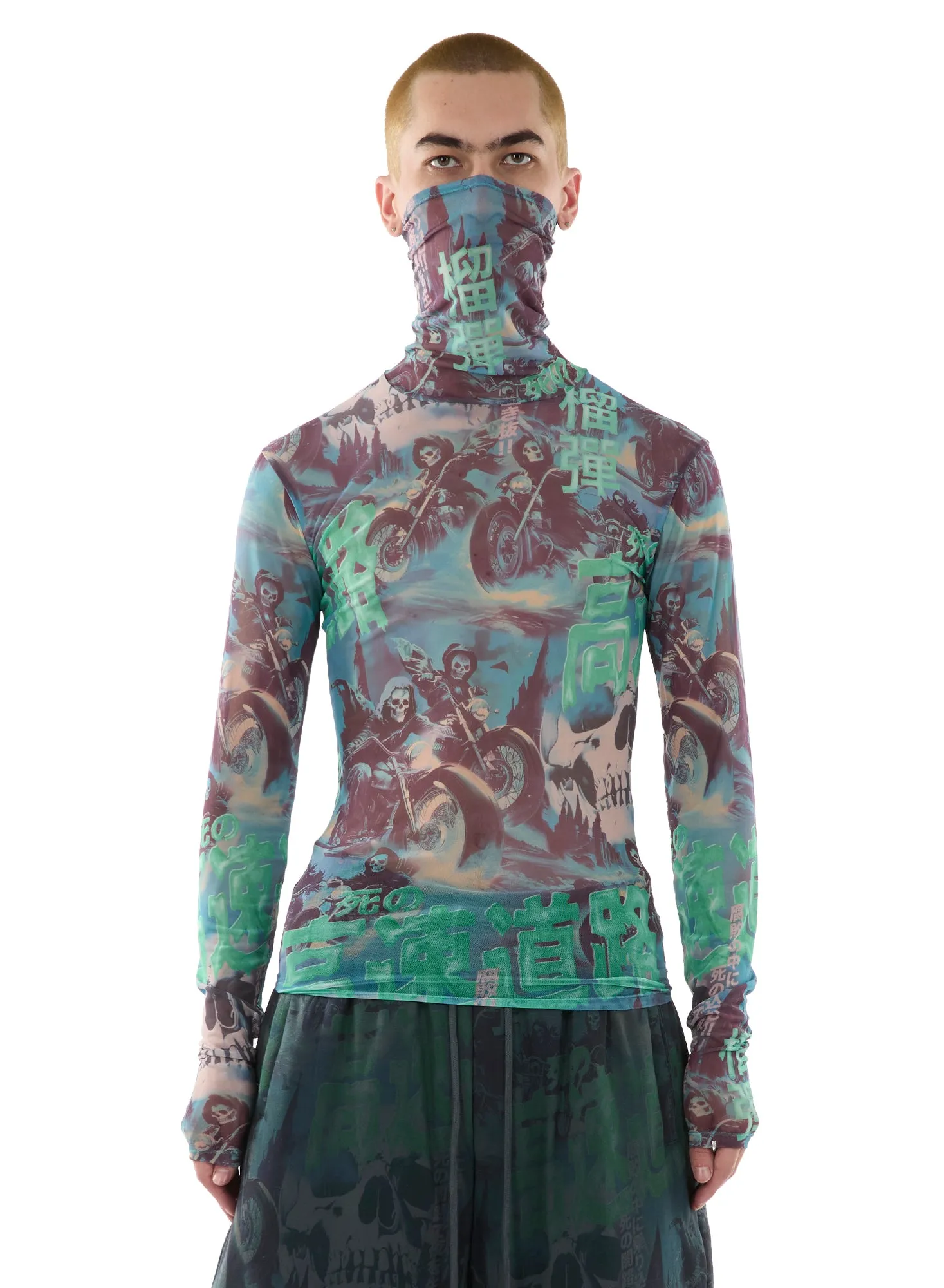 MASKED MESH TOP sold by LUU DAN product image thumbnail 3