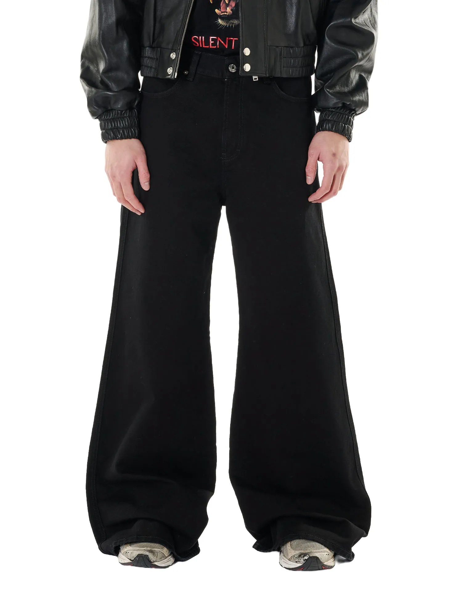 DENIM PHAT PANTS sold by LUU DAN product image thumbnail 3