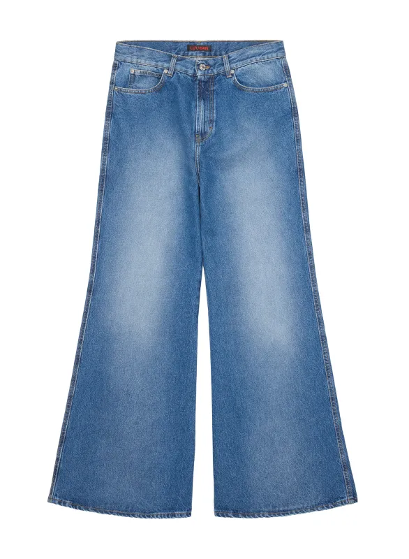 DENIM PHAT PANTS made by LUU DAN