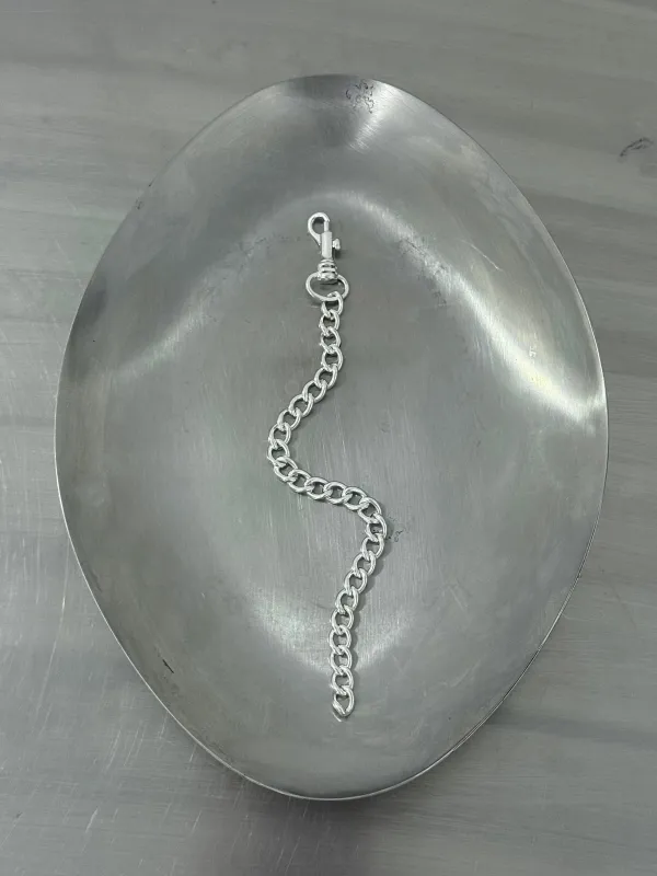PIN CHAIN SILVER BRACELET made by MARTINE ALI