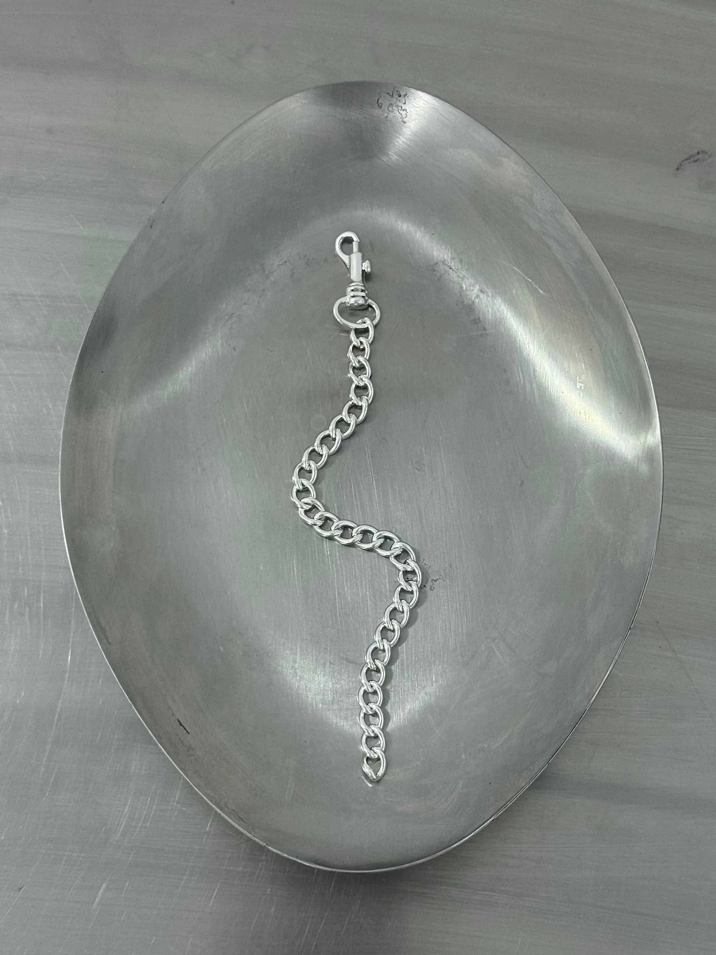 PIN CHAIN SILVER BRACELET sold by MARTINE ALI