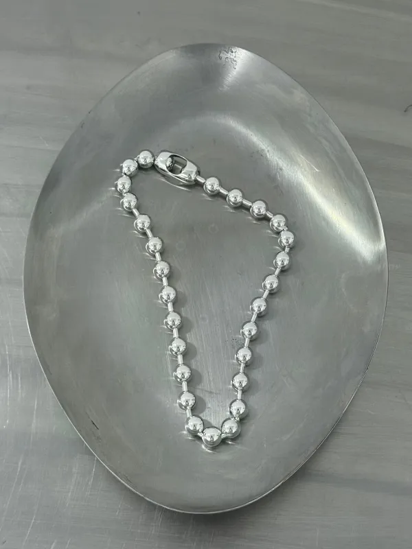XL STERLING SILVER BALL CHAIN made by MARTINE ALI