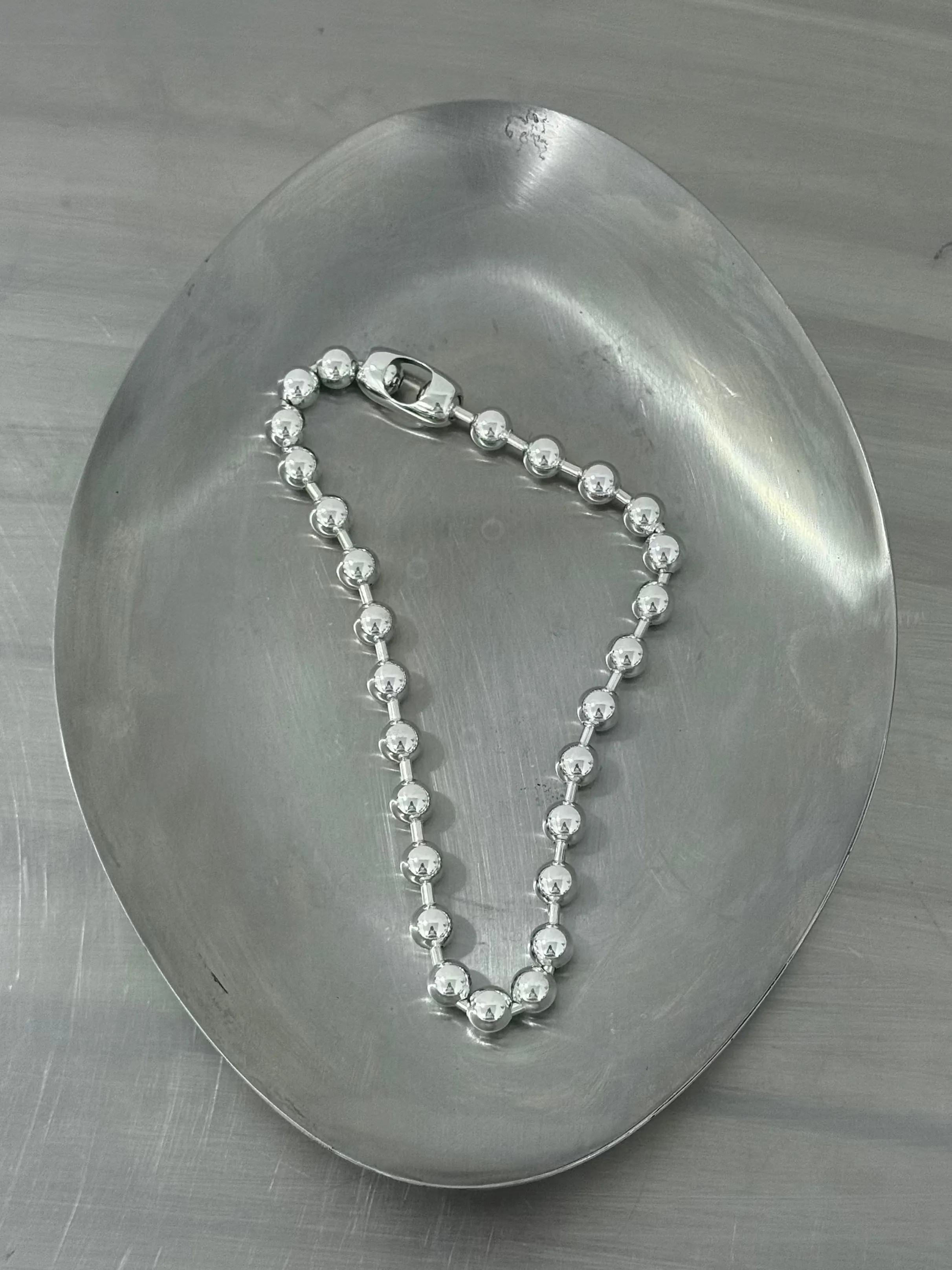 XL STERLING SILVER BALL CHAIN sold by MARTINE ALI