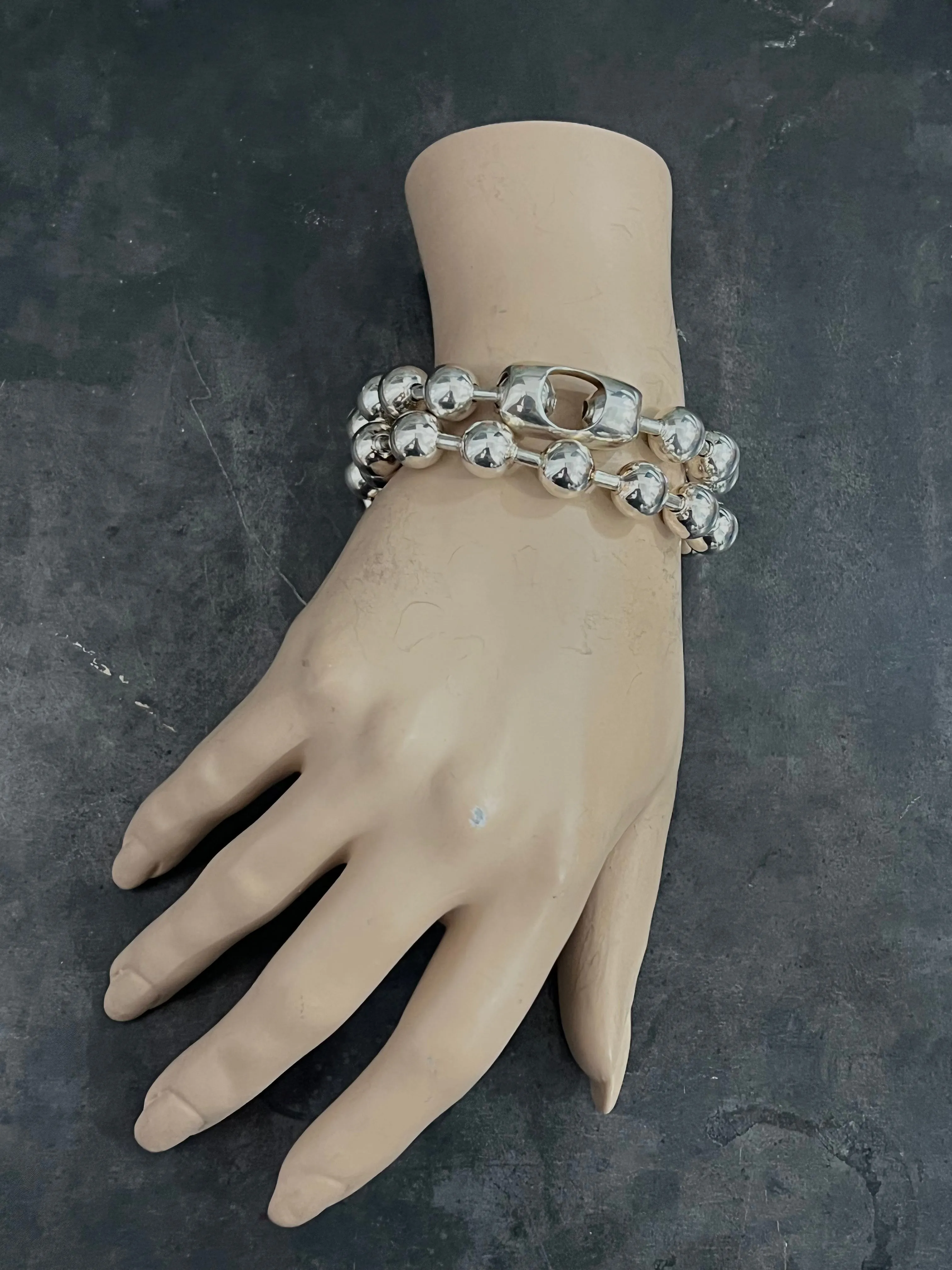XL STERLING SILVER BALL CHAIN sold by MARTINE ALI product image thumbnail 3