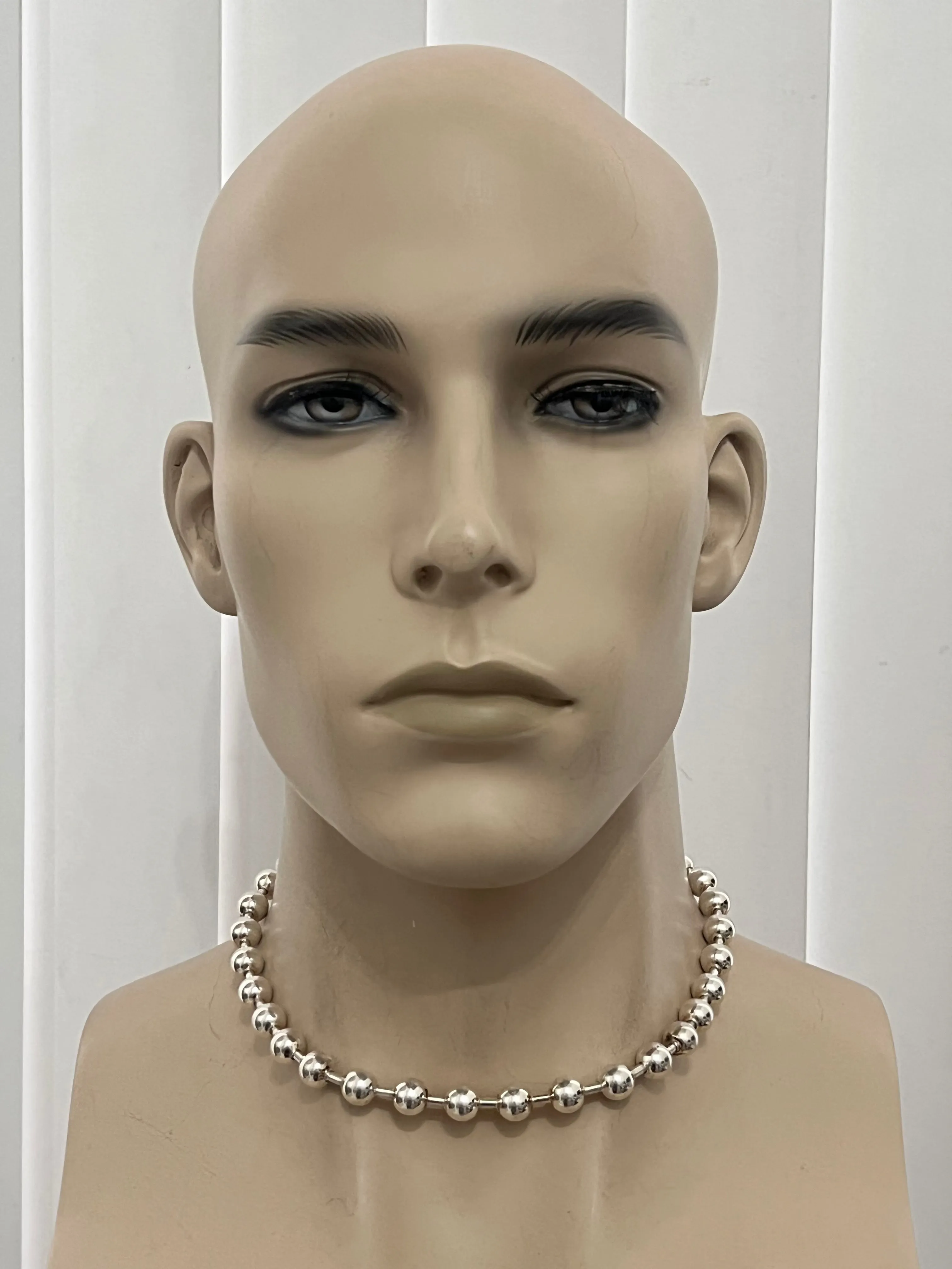 XL STERLING SILVER BALL CHAIN sold by MARTINE ALI product image thumbnail 4